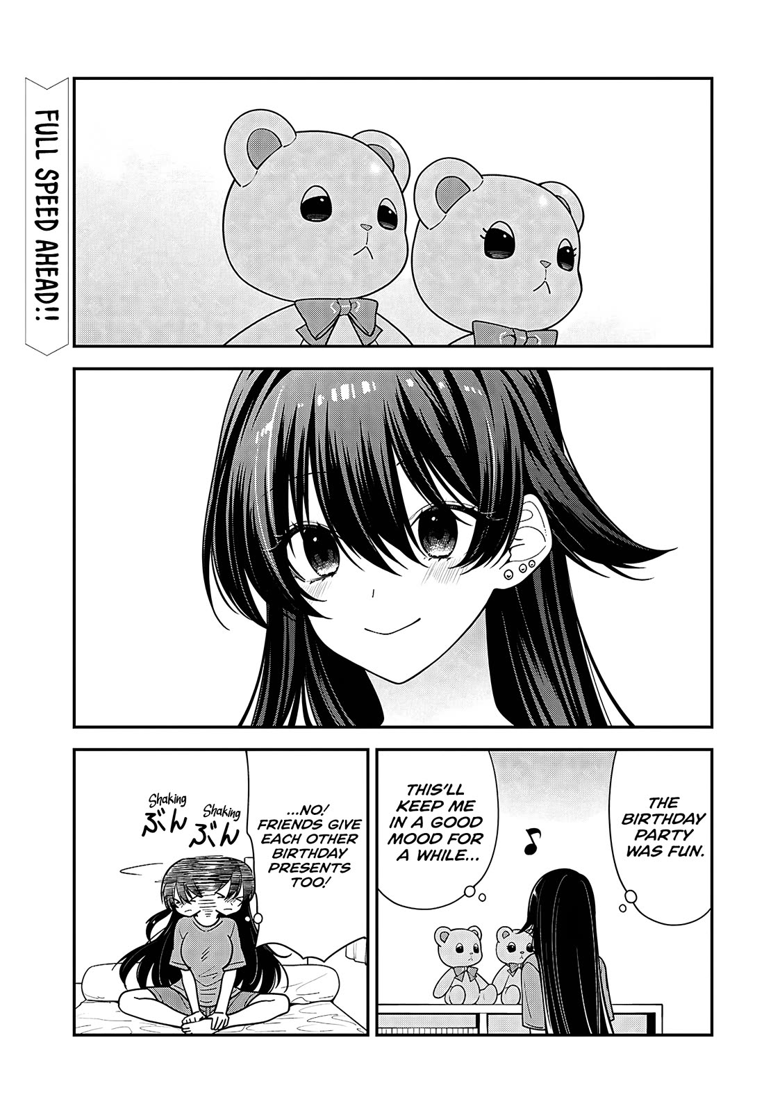 The Delinquent Shimizu-san Sitting Next to Me Has Dyed Her Hair Black chapter 19 page 1