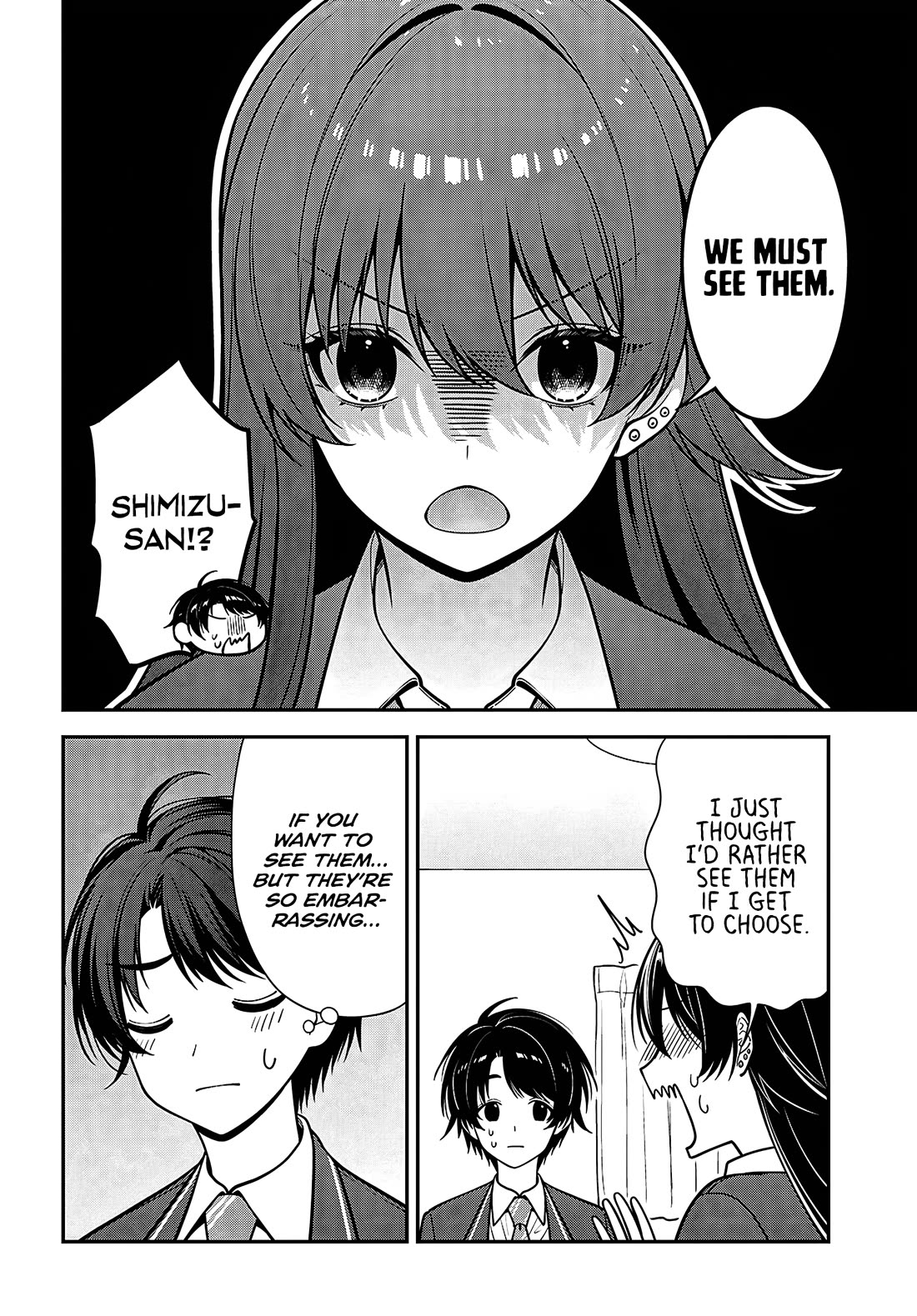 The Delinquent Shimizu-san Sitting Next to Me Has Dyed Her Hair Black chapter 19 page 12