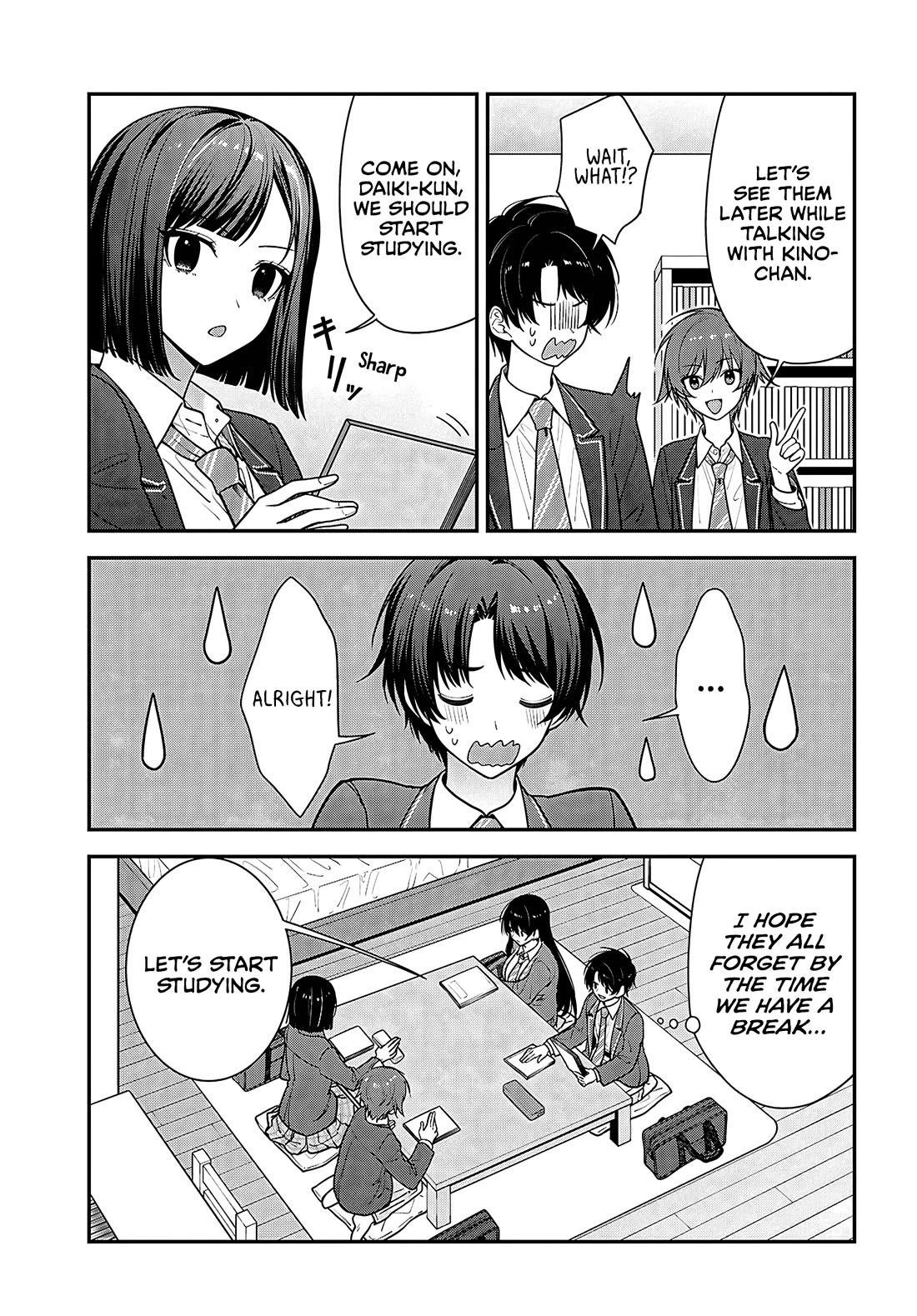The Delinquent Shimizu-san Sitting Next to Me Has Dyed Her Hair Black chapter 19 page 13