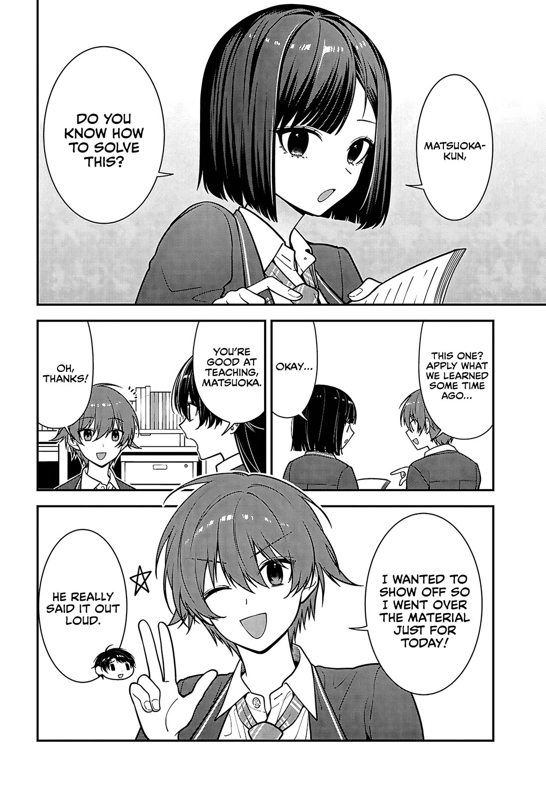 The Delinquent Shimizu-san Sitting Next to Me Has Dyed Her Hair Black chapter 19 page 14