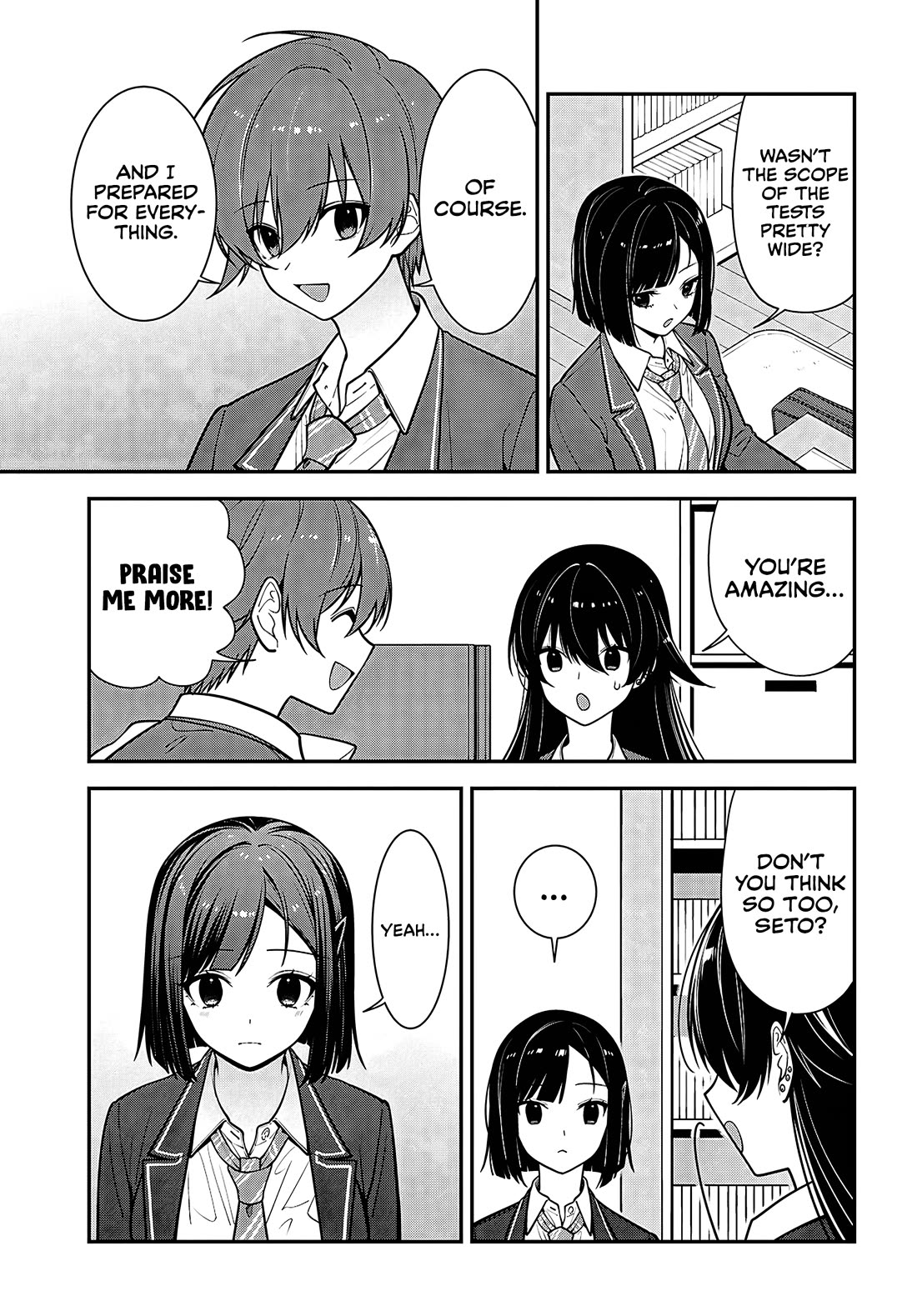 The Delinquent Shimizu-san Sitting Next to Me Has Dyed Her Hair Black chapter 19 page 15