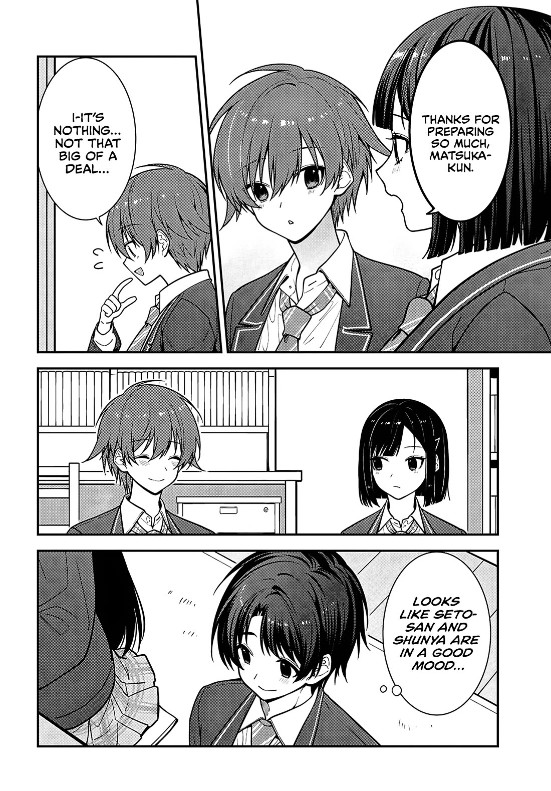 The Delinquent Shimizu-san Sitting Next to Me Has Dyed Her Hair Black chapter 19 page 16