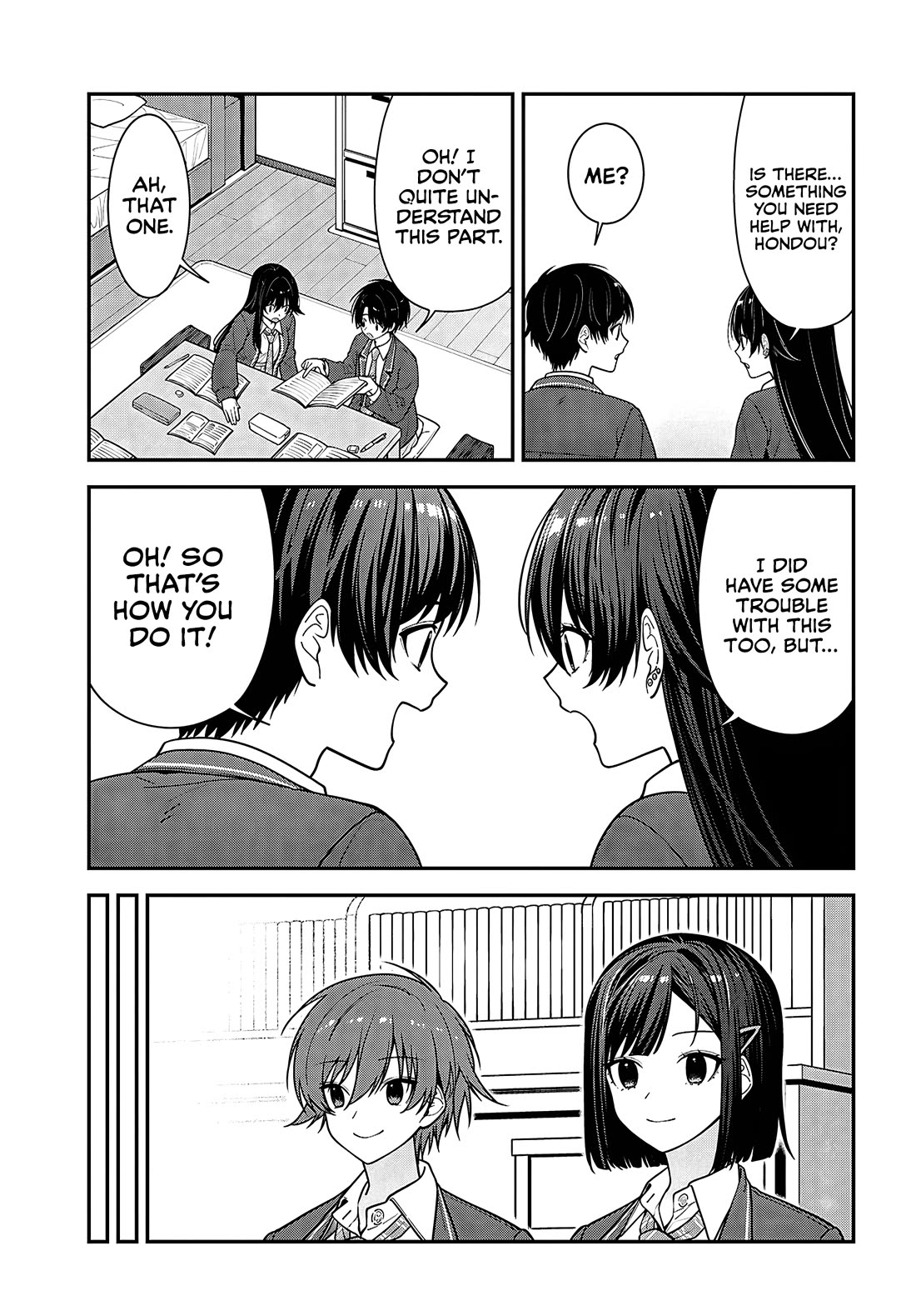 The Delinquent Shimizu-san Sitting Next to Me Has Dyed Her Hair Black chapter 19 page 17
