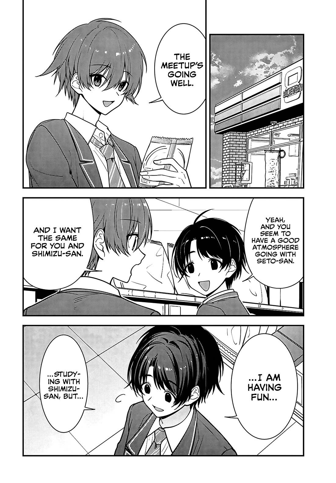 The Delinquent Shimizu-san Sitting Next to Me Has Dyed Her Hair Black chapter 19 page 20