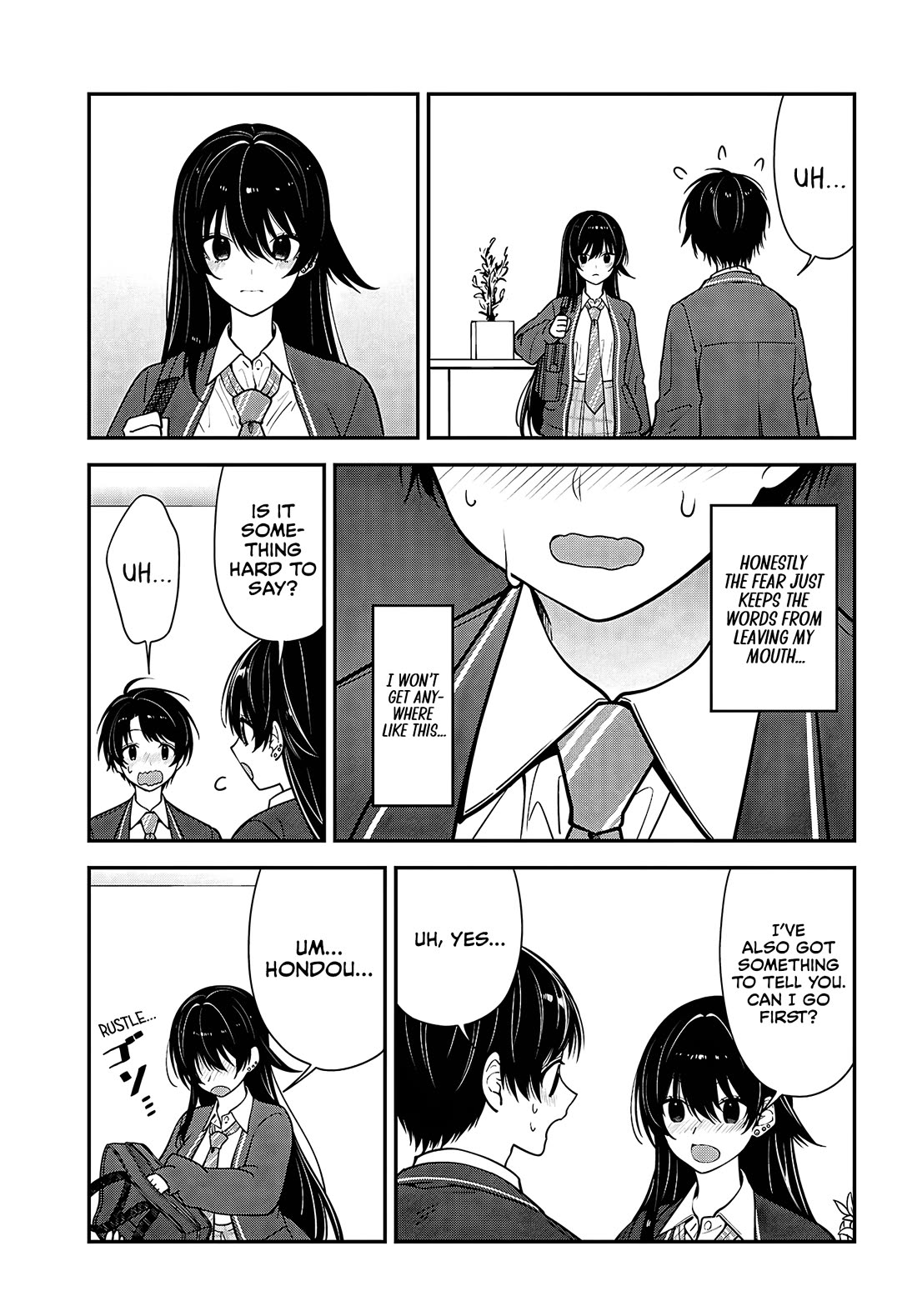 The Delinquent Shimizu-san Sitting Next to Me Has Dyed Her Hair Black chapter 19 page 27
