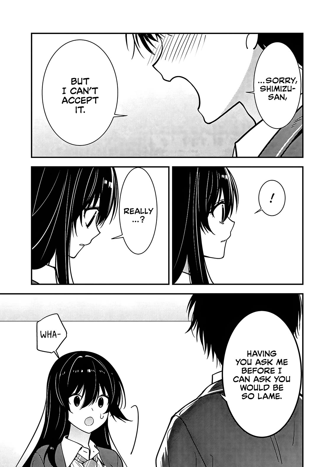 The Delinquent Shimizu-san Sitting Next to Me Has Dyed Her Hair Black chapter 19 page 30