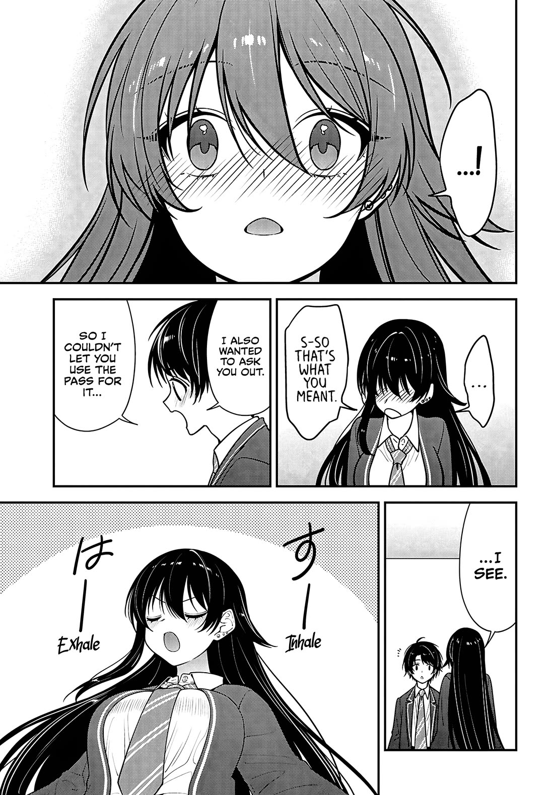 The Delinquent Shimizu-san Sitting Next to Me Has Dyed Her Hair Black chapter 19 page 32