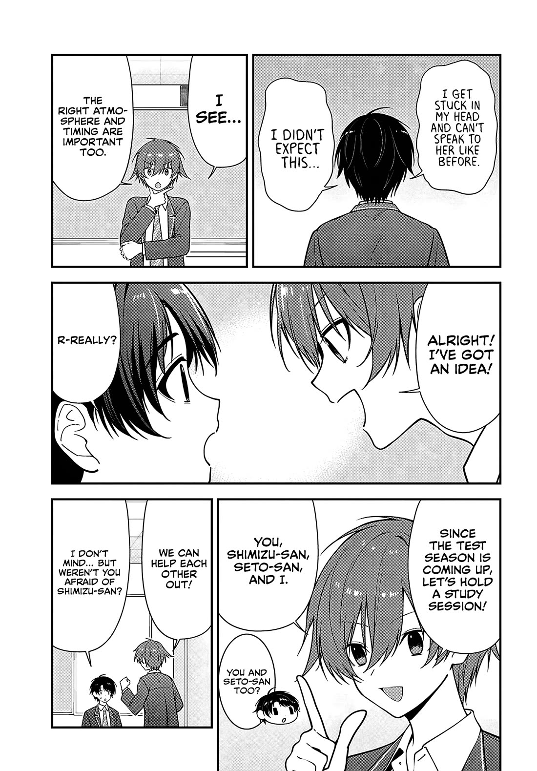The Delinquent Shimizu-san Sitting Next to Me Has Dyed Her Hair Black chapter 19 page 5