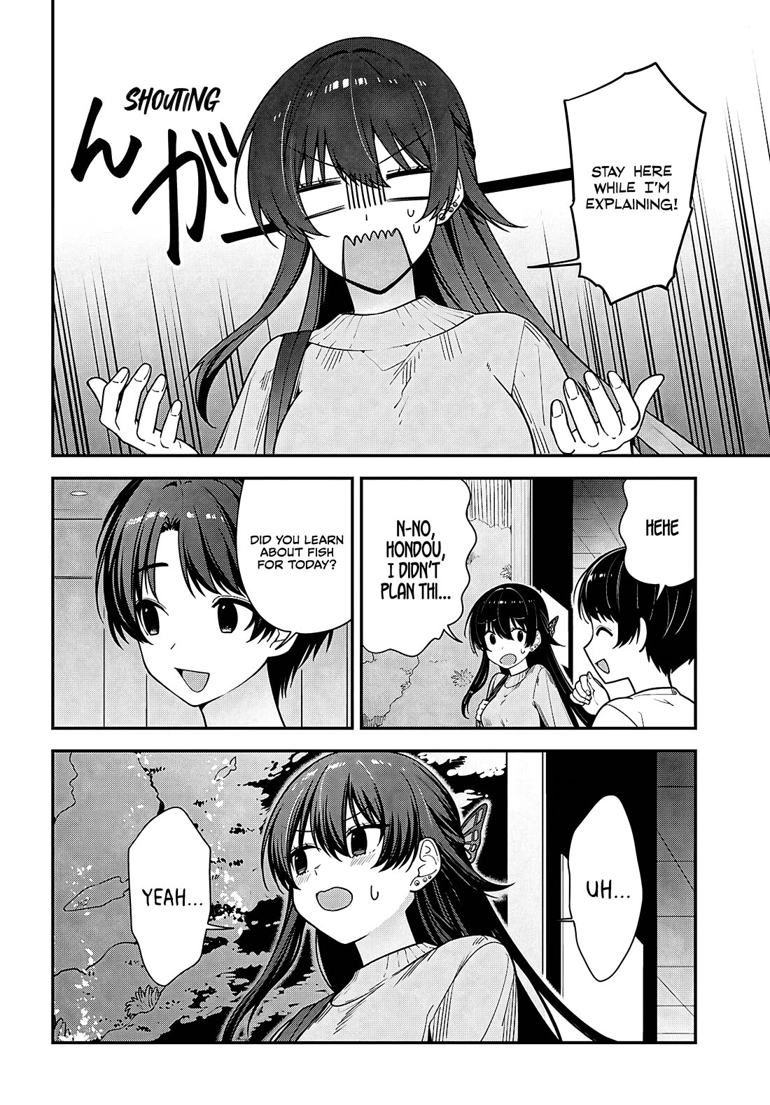 The Delinquent Shimizu-san Sitting Next to Me Has Dyed Her Hair Black chapter 20 page 14