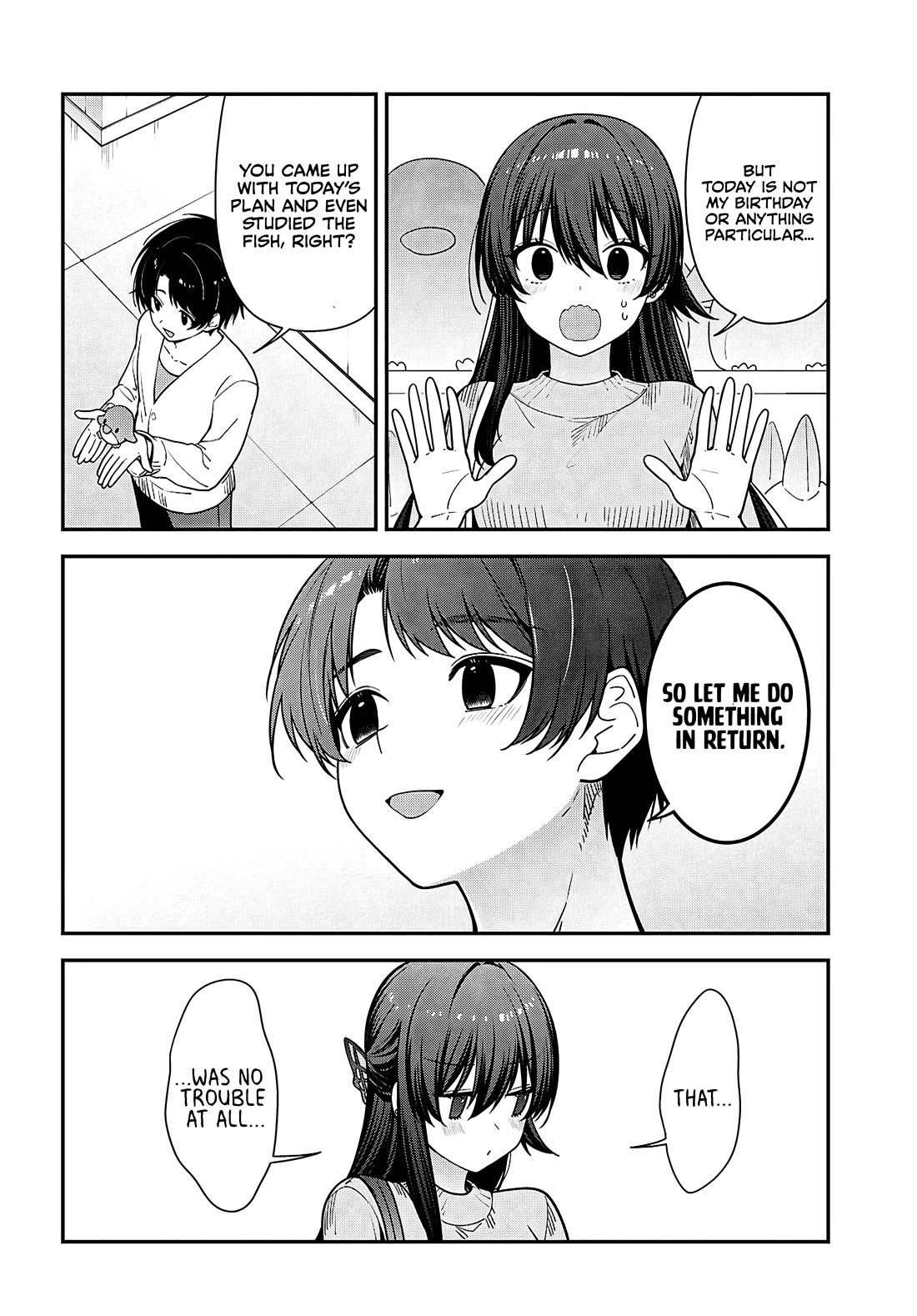 The Delinquent Shimizu-san Sitting Next to Me Has Dyed Her Hair Black chapter 20 page 21