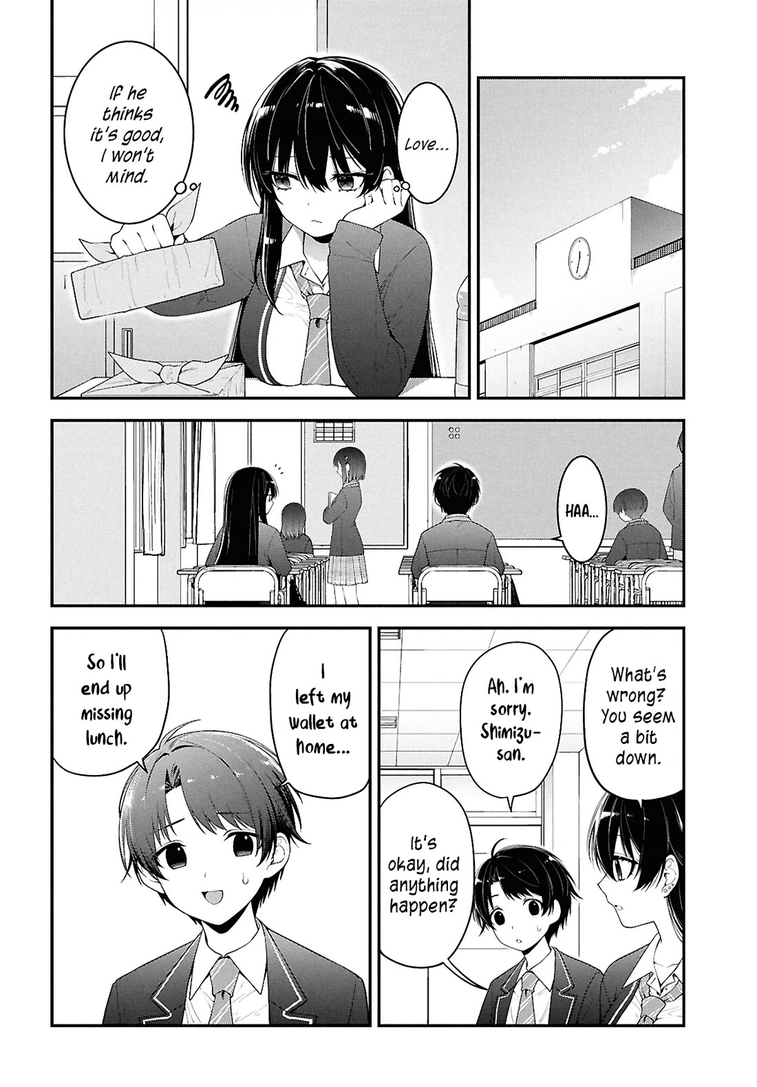 The Delinquent Shimizu-san Sitting Next to Me Has Dyed Her Hair Black chapter 3 page 16