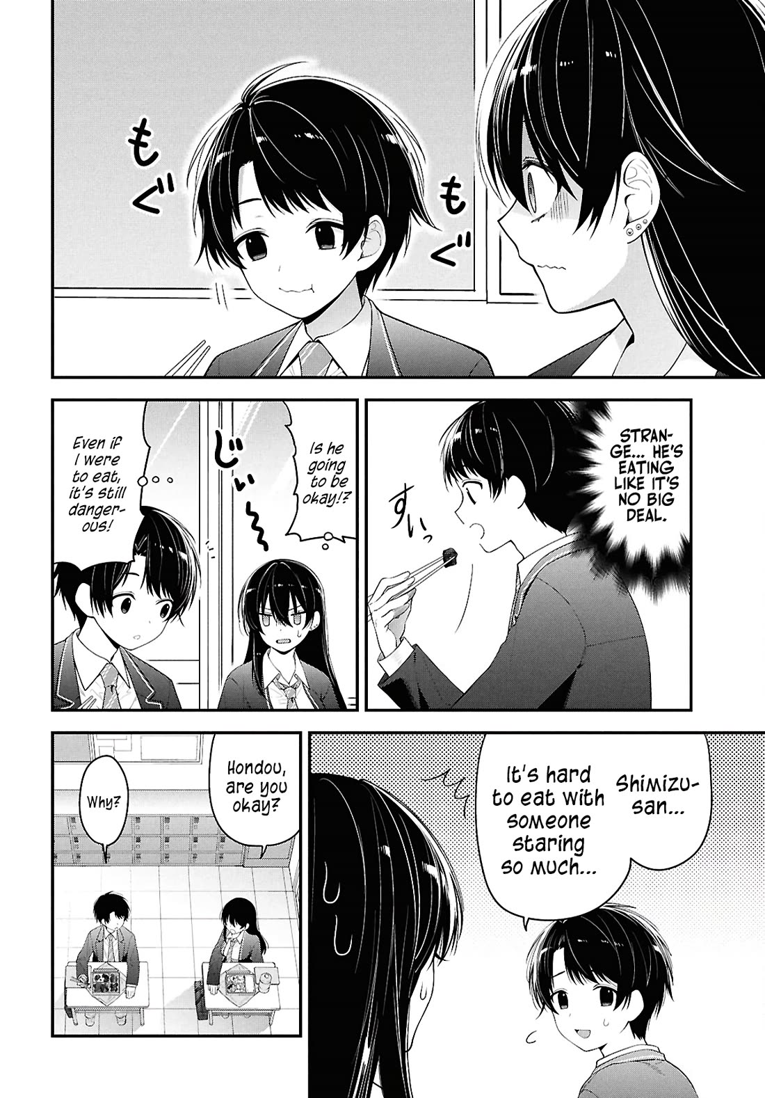 The Delinquent Shimizu-san Sitting Next to Me Has Dyed Her Hair Black chapter 3 page 22