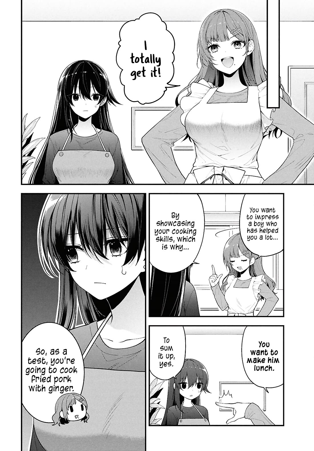 The Delinquent Shimizu-san Sitting Next to Me Has Dyed Her Hair Black chapter 3 page 6