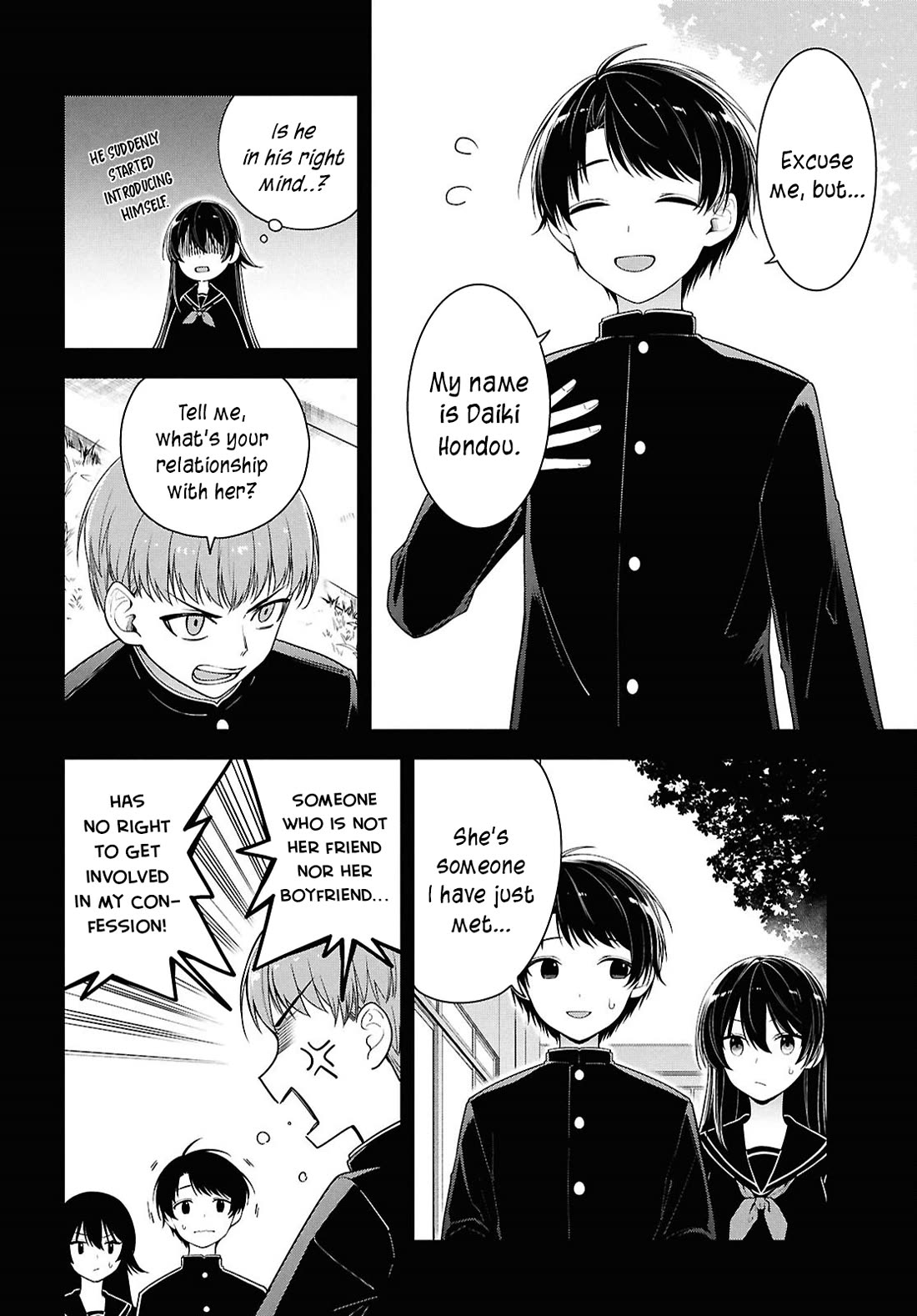 The Delinquent Shimizu-san Sitting Next to Me Has Dyed Her Hair Black chapter 4 page 13