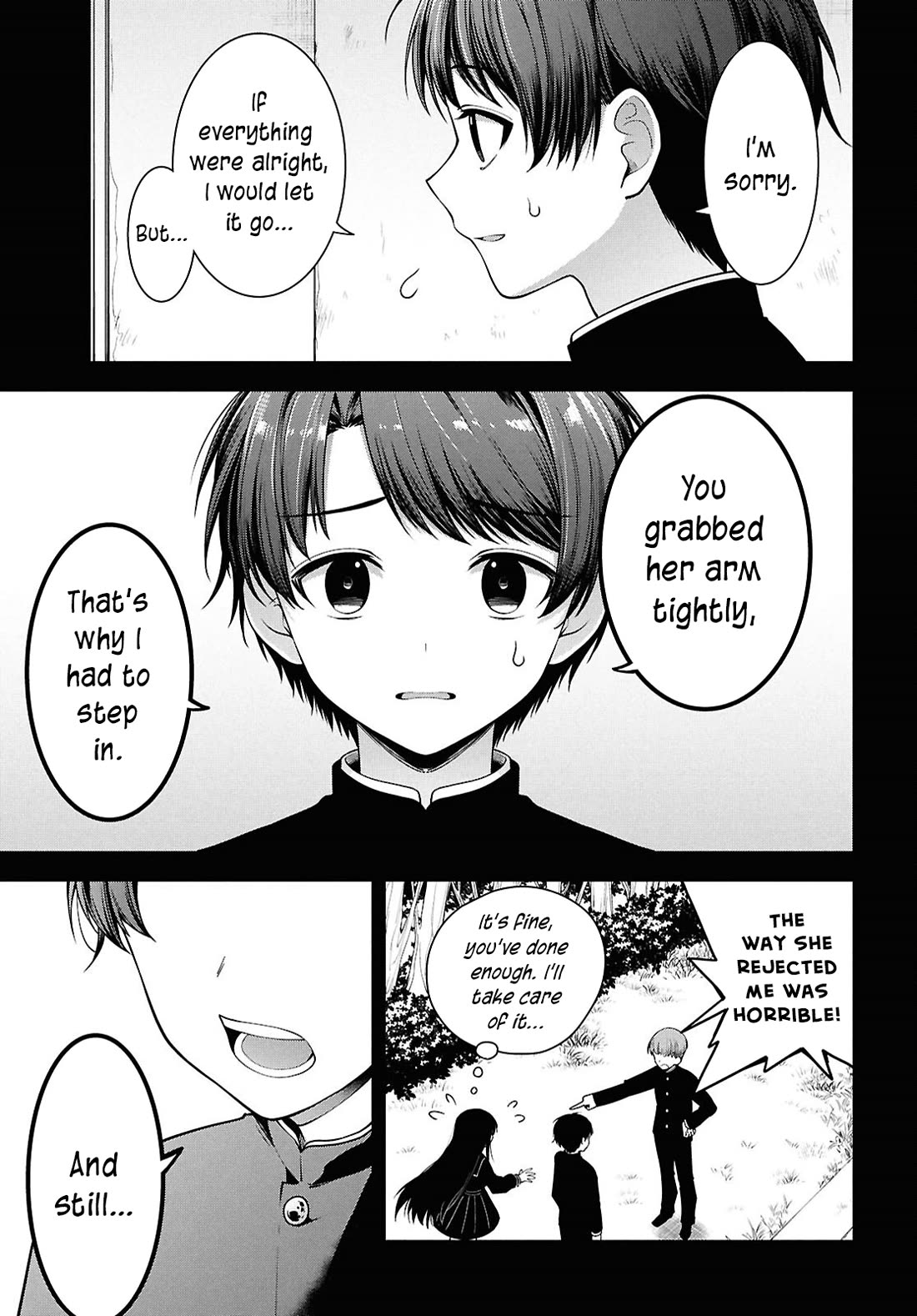 The Delinquent Shimizu-san Sitting Next to Me Has Dyed Her Hair Black chapter 4 page 14