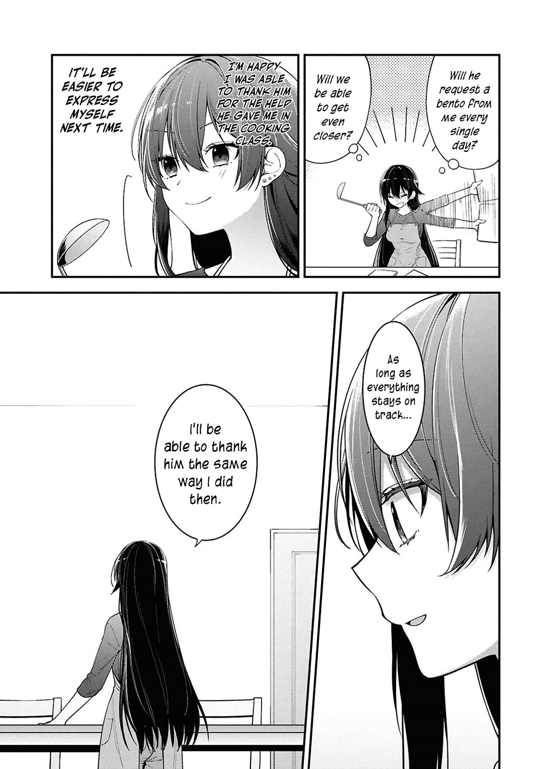 The Delinquent Shimizu-san Sitting Next to Me Has Dyed Her Hair Black chapter 4 page 3