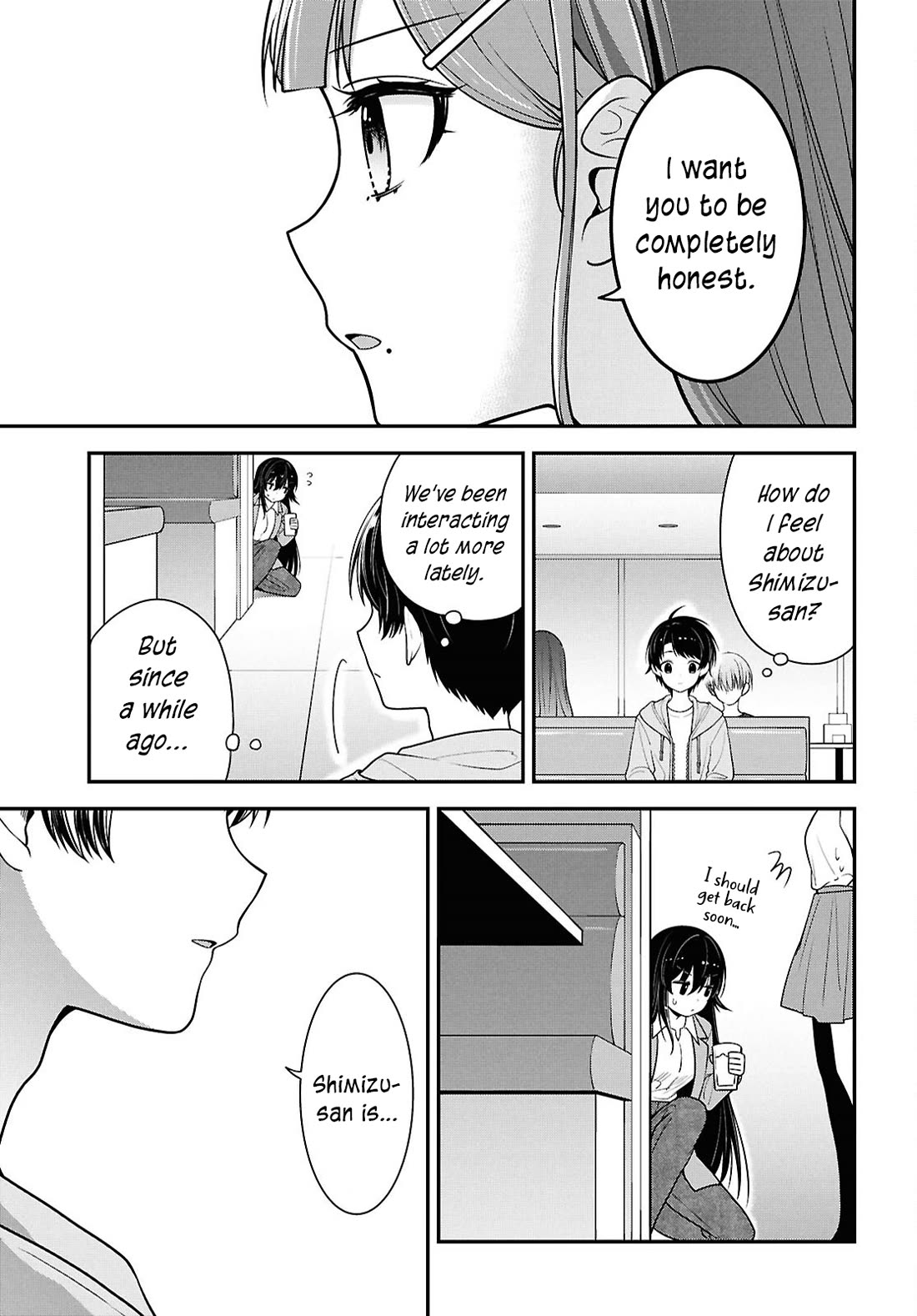 The Delinquent Shimizu-san Sitting Next to Me Has Dyed Her Hair Black chapter 5 page 21