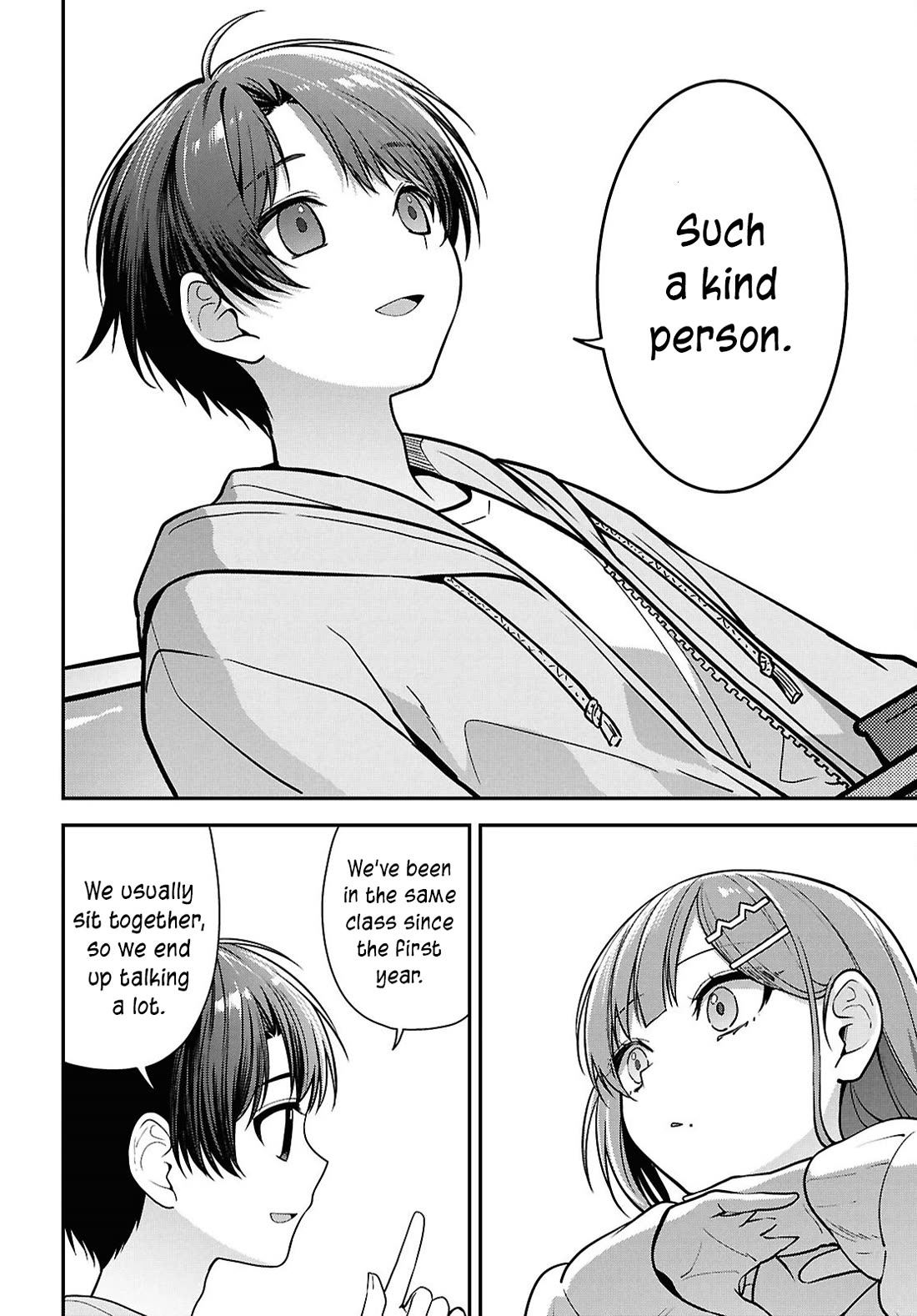 The Delinquent Shimizu-san Sitting Next to Me Has Dyed Her Hair Black chapter 5 page 22