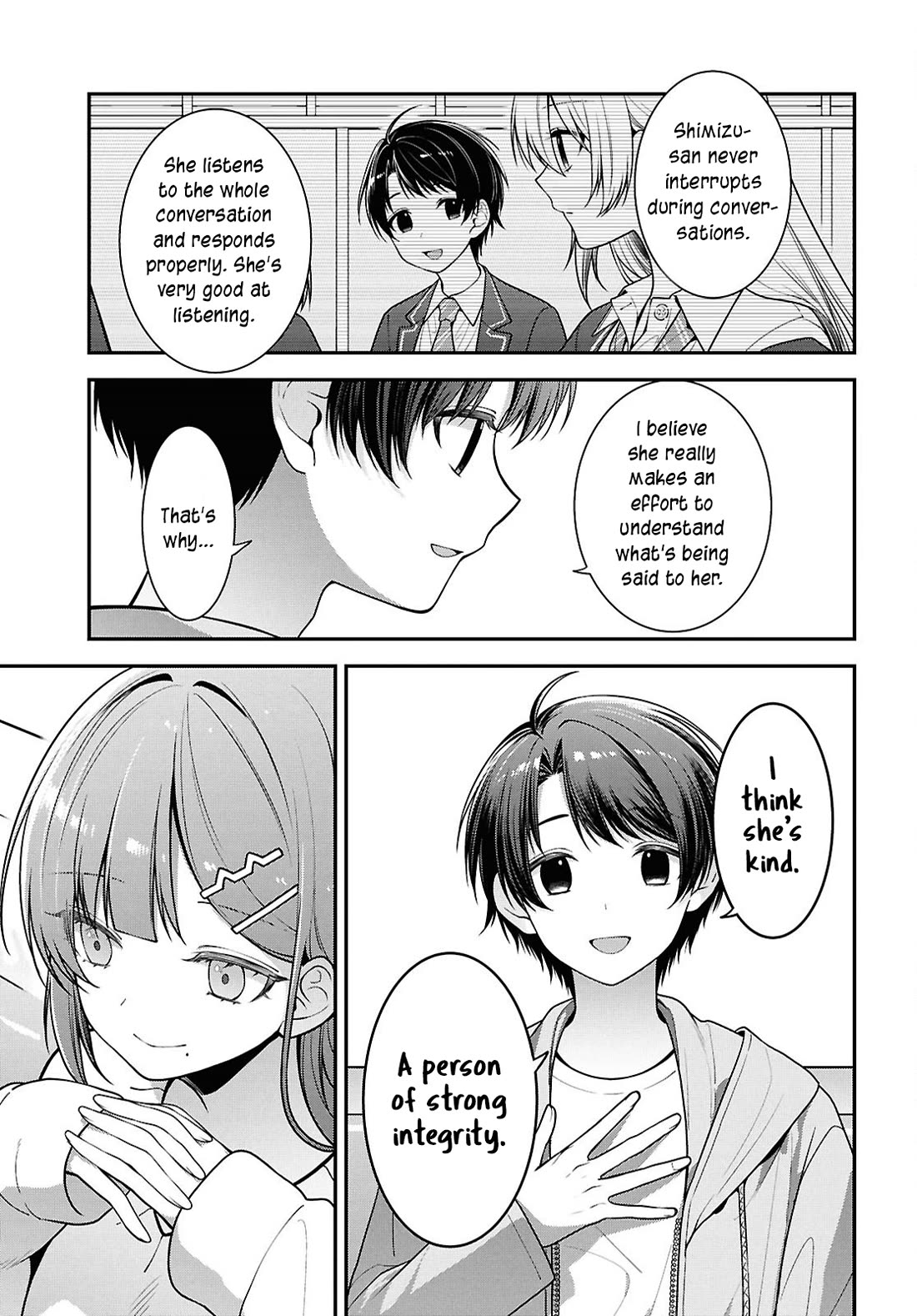 The Delinquent Shimizu-san Sitting Next to Me Has Dyed Her Hair Black chapter 5 page 23