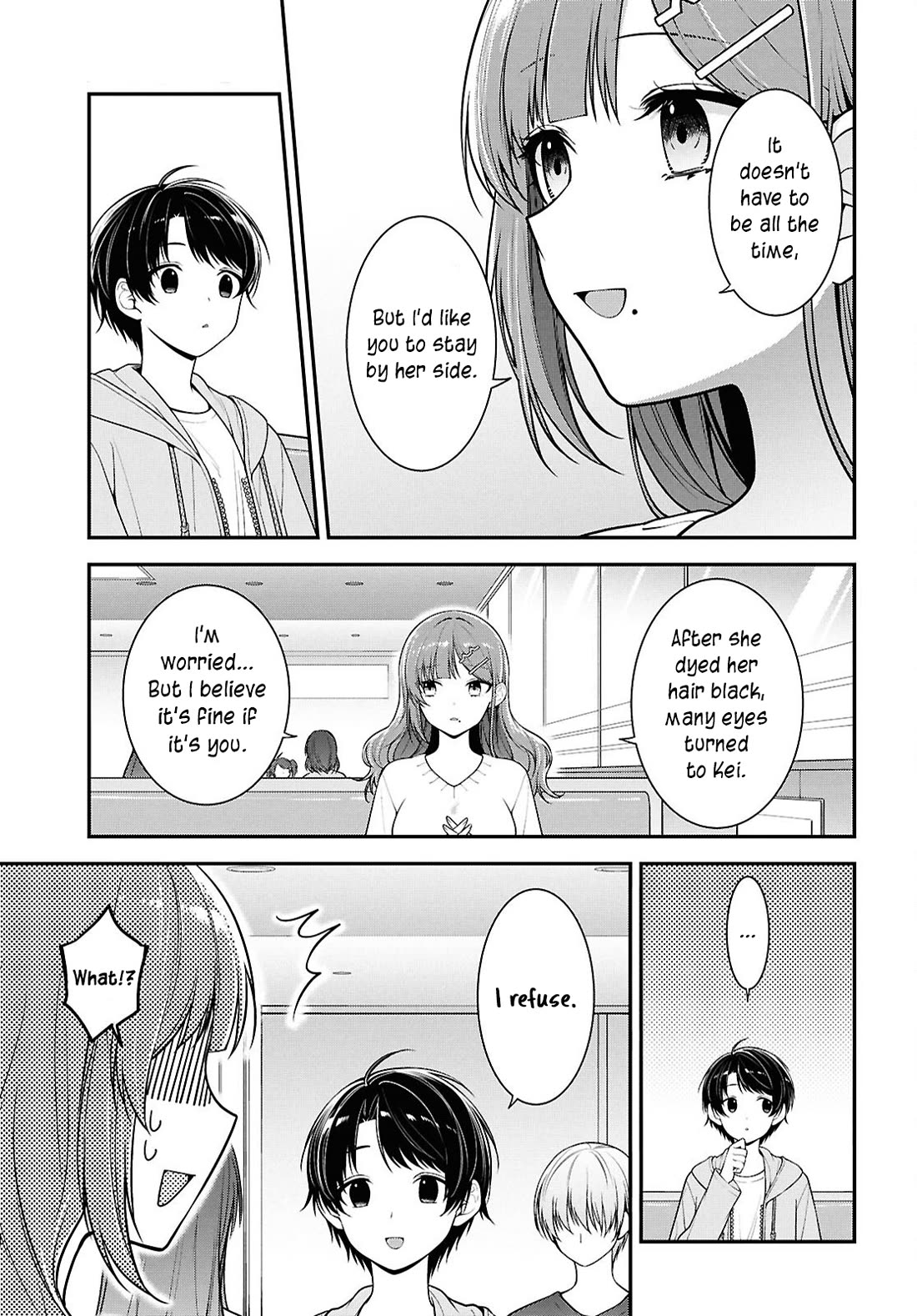 The Delinquent Shimizu-san Sitting Next to Me Has Dyed Her Hair Black chapter 5 page 25