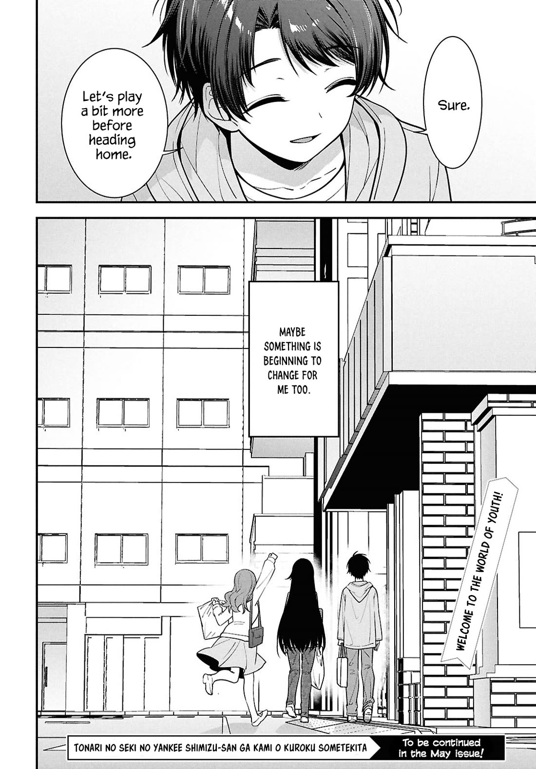 The Delinquent Shimizu-san Sitting Next to Me Has Dyed Her Hair Black chapter 6 page 28