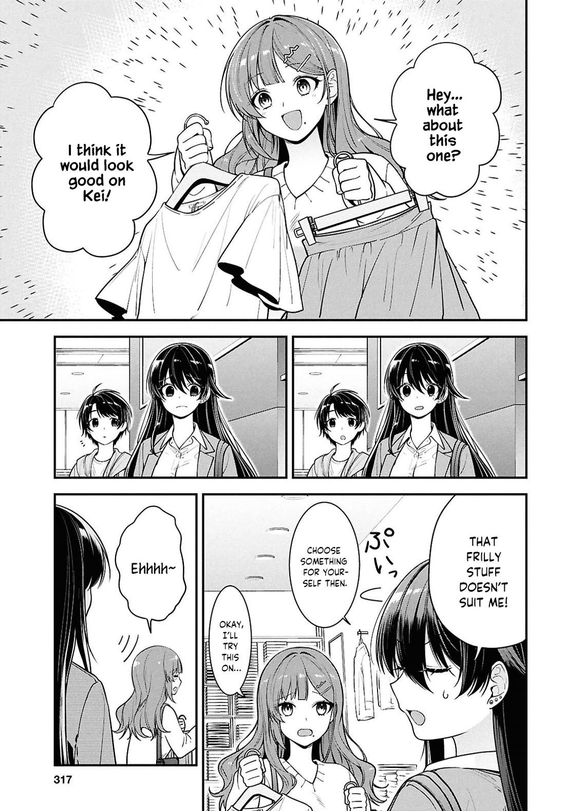 The Delinquent Shimizu-san Sitting Next to Me Has Dyed Her Hair Black chapter 6 page 6