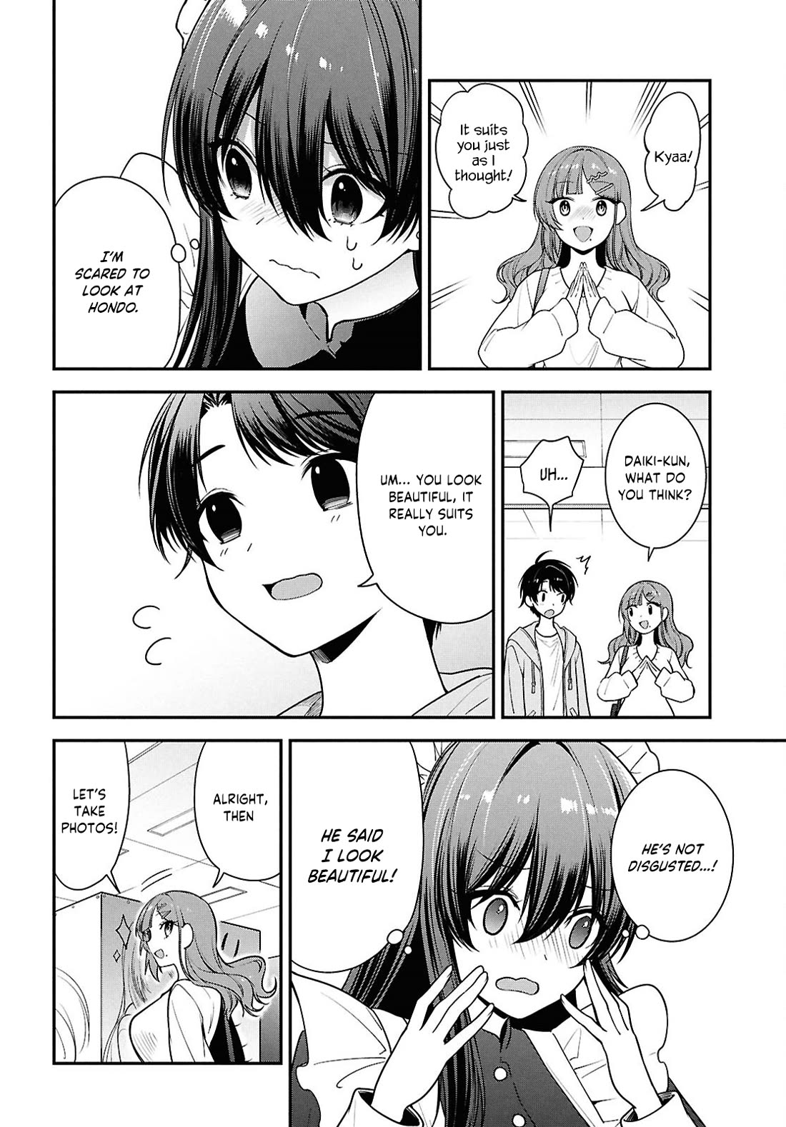 The Delinquent Shimizu-san Sitting Next to Me Has Dyed Her Hair Black chapter 7 page 22