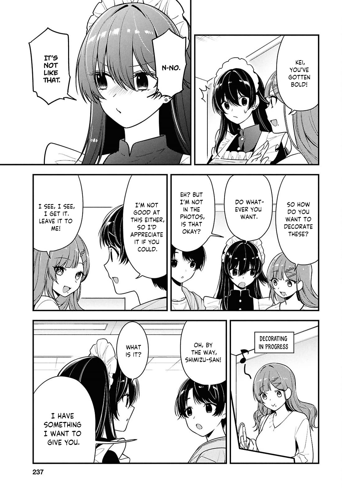 The Delinquent Shimizu-san Sitting Next to Me Has Dyed Her Hair Black chapter 7 page 27