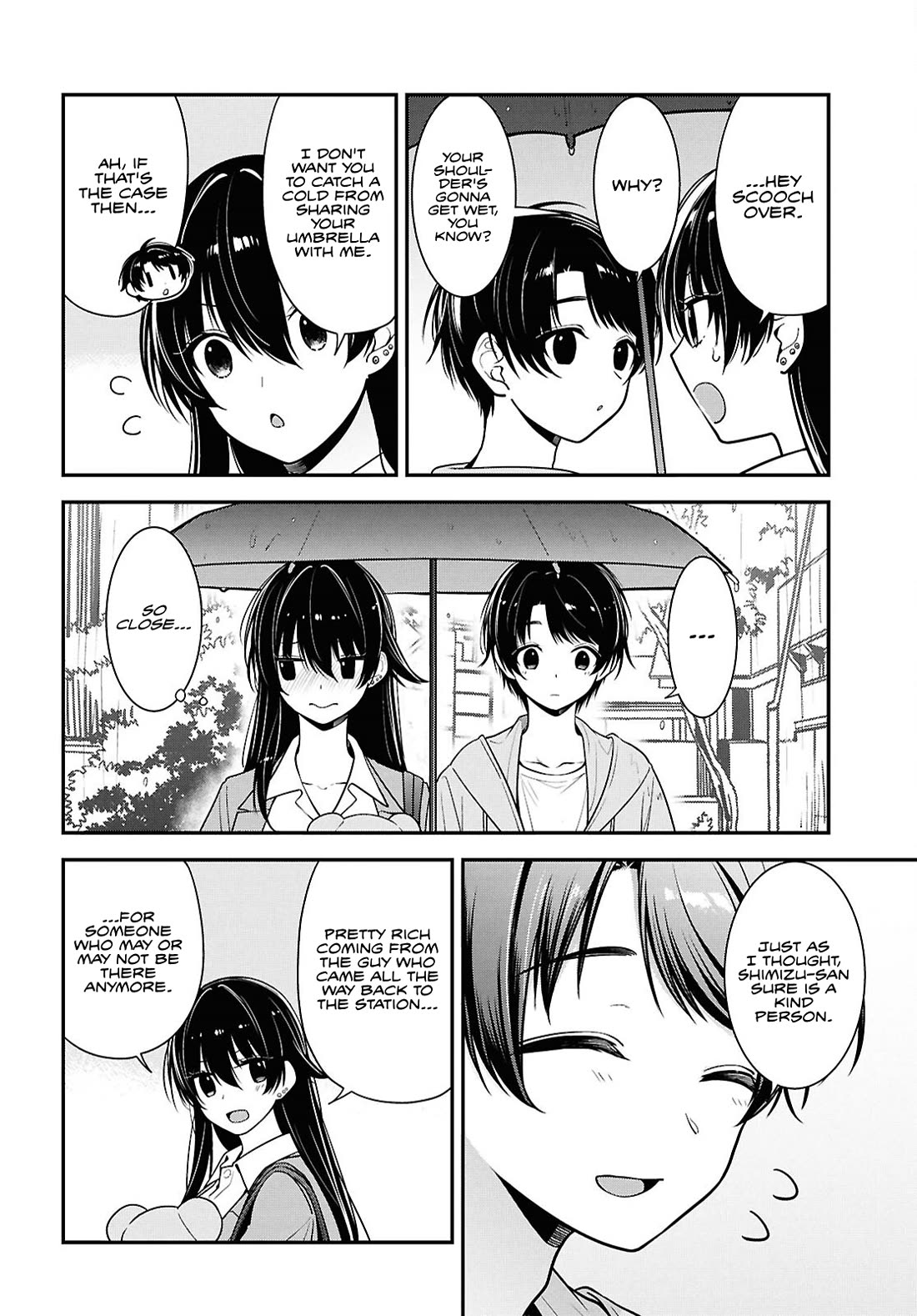 The Delinquent Shimizu-san Sitting Next to Me Has Dyed Her Hair Black chapter 8.1 page 15