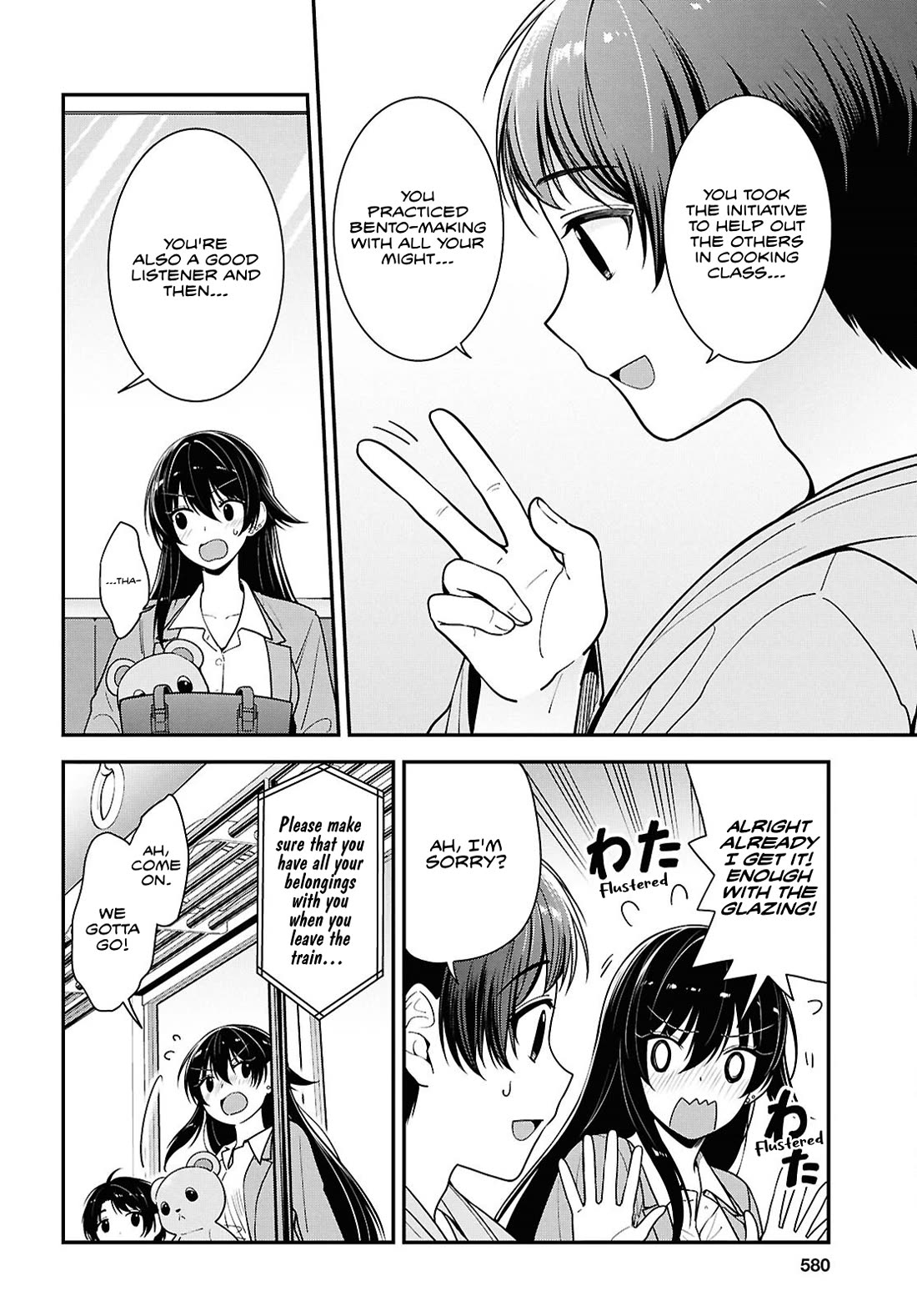 The Delinquent Shimizu-san Sitting Next to Me Has Dyed Her Hair Black chapter 8.1 page 7