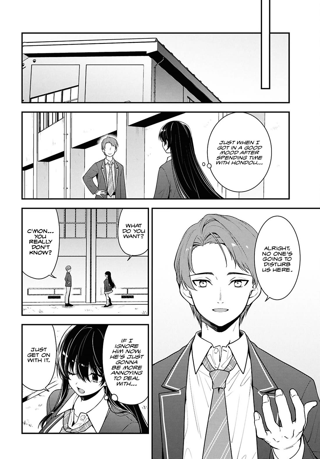 The Delinquent Shimizu-san Sitting Next to Me Has Dyed Her Hair Black chapter 9 page 12