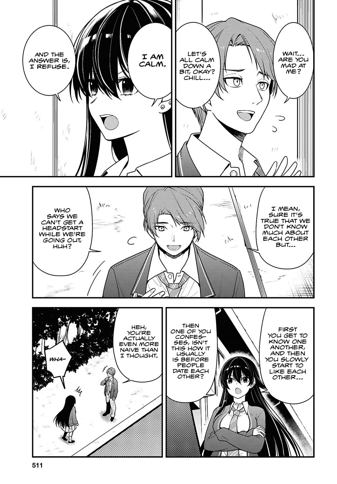 The Delinquent Shimizu-san Sitting Next to Me Has Dyed Her Hair Black chapter 9 page 15