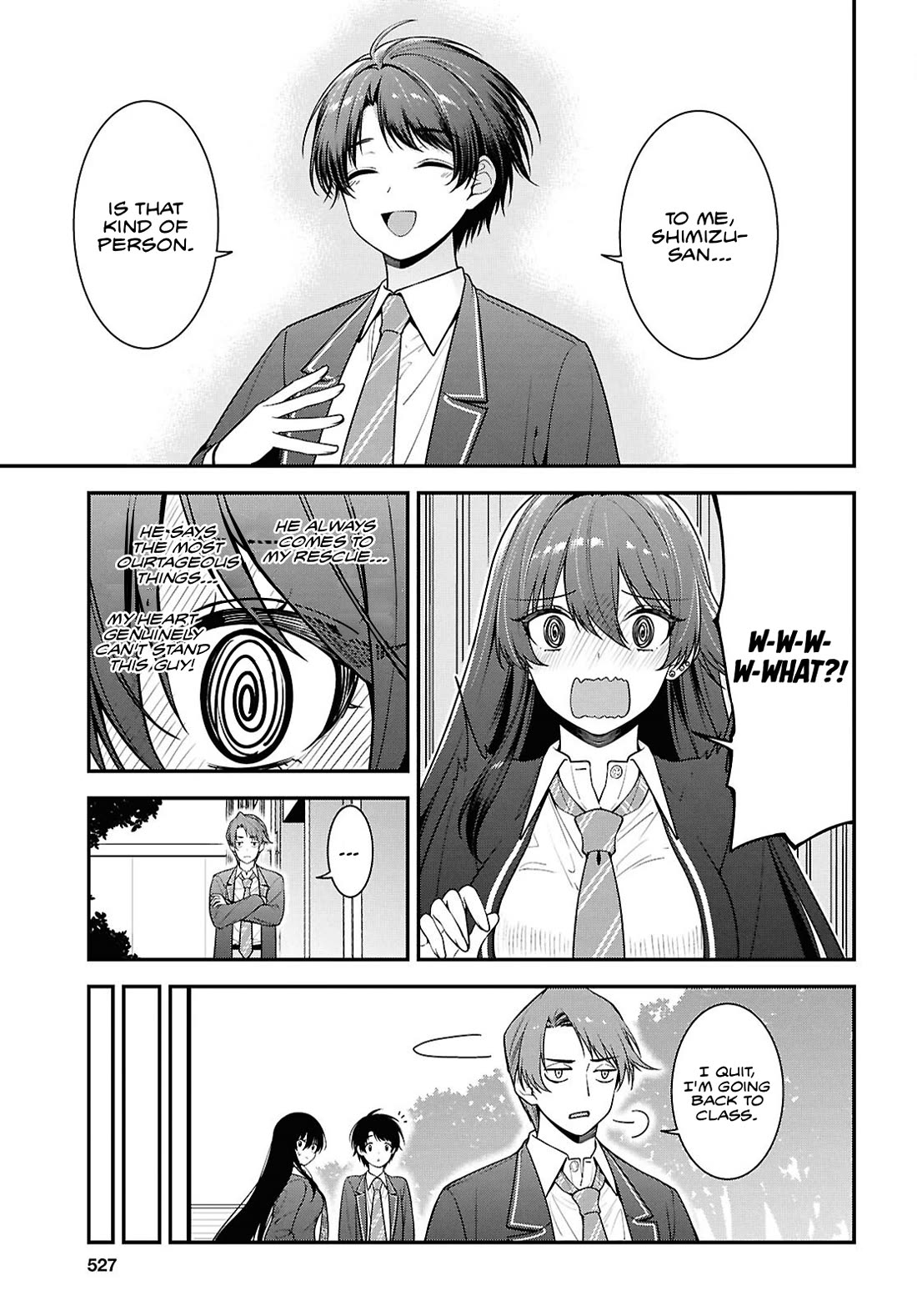 The Delinquent Shimizu-san Sitting Next to Me Has Dyed Her Hair Black chapter 9 page 30