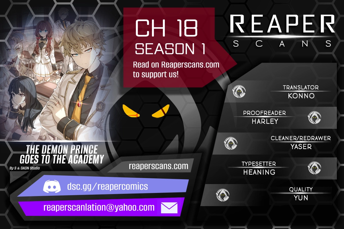 The Demon Prince goes to the Academy chapter 18 page 1