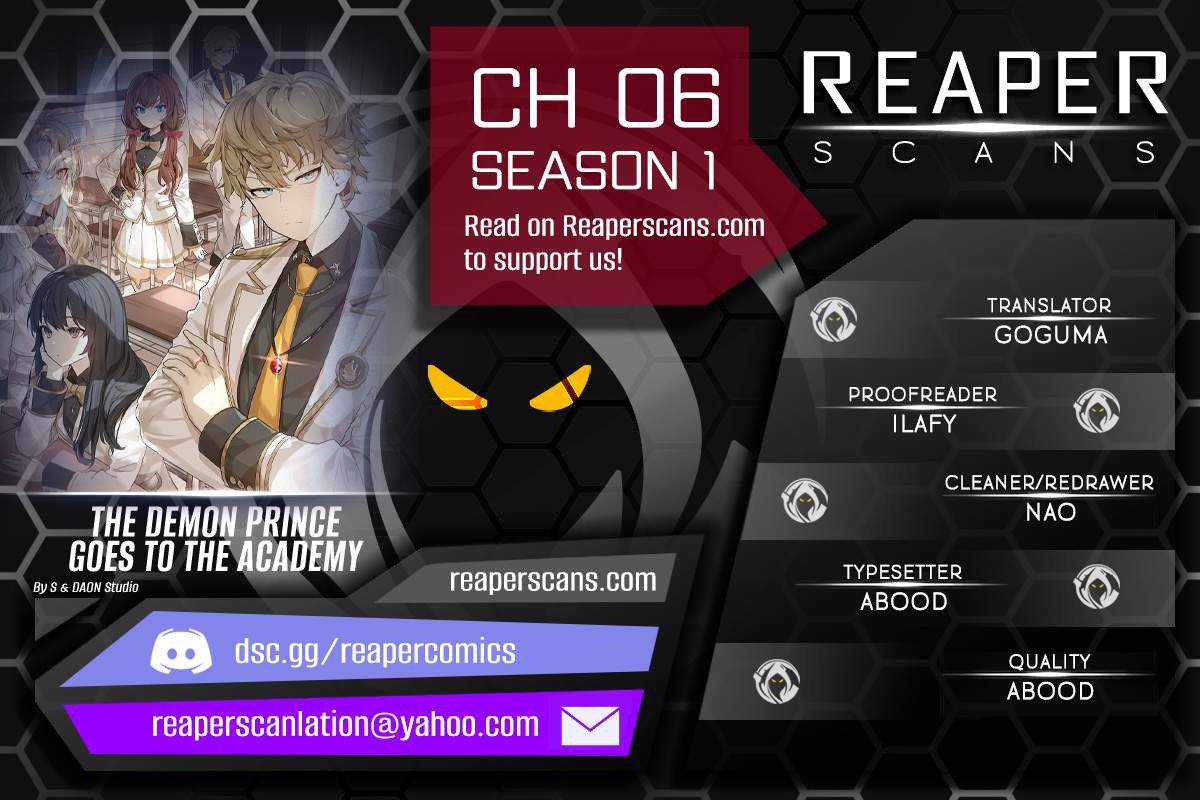 The Demon Prince goes to the Academy chapter 6 page 1