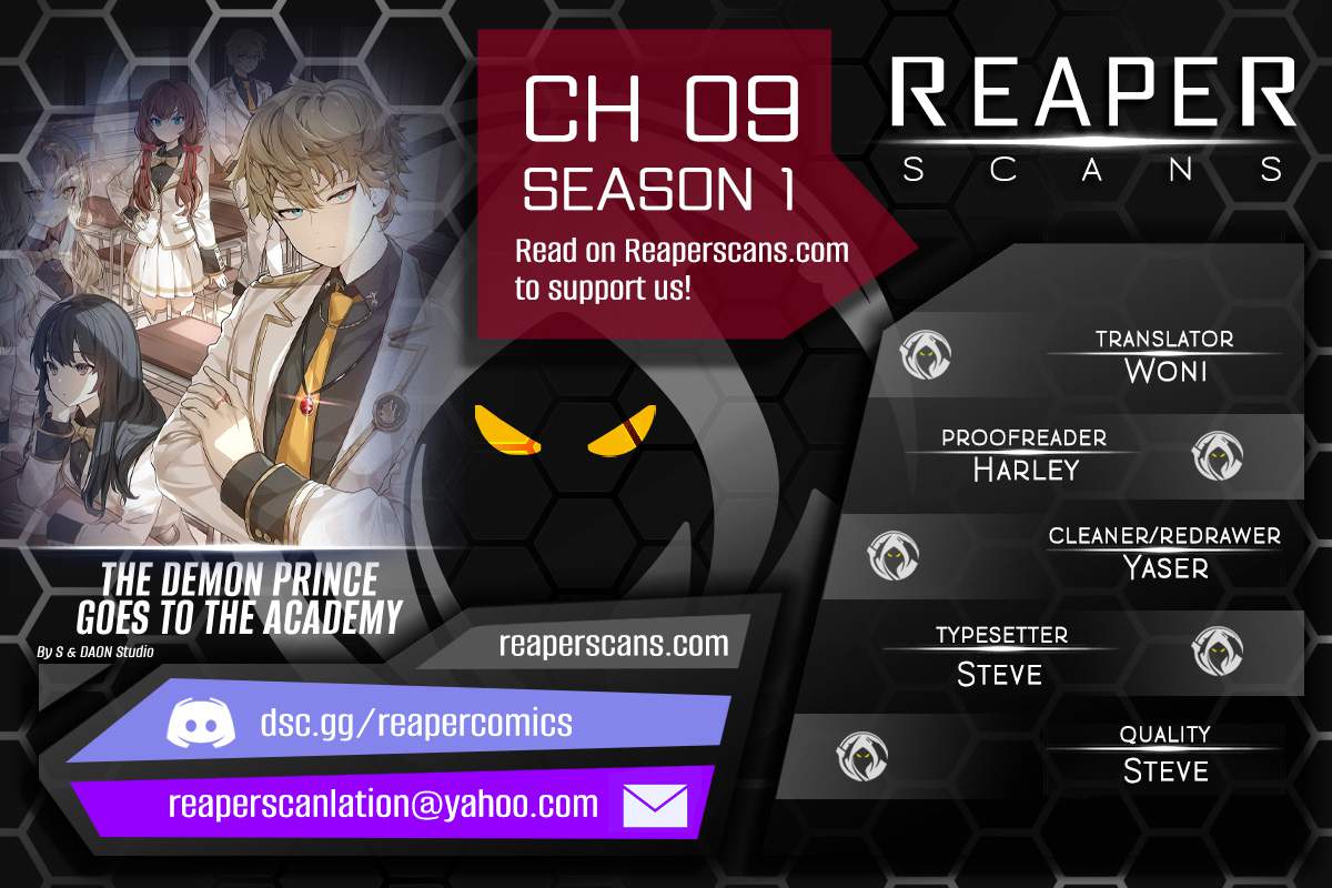 The Demon Prince goes to the Academy chapter 9 page 1