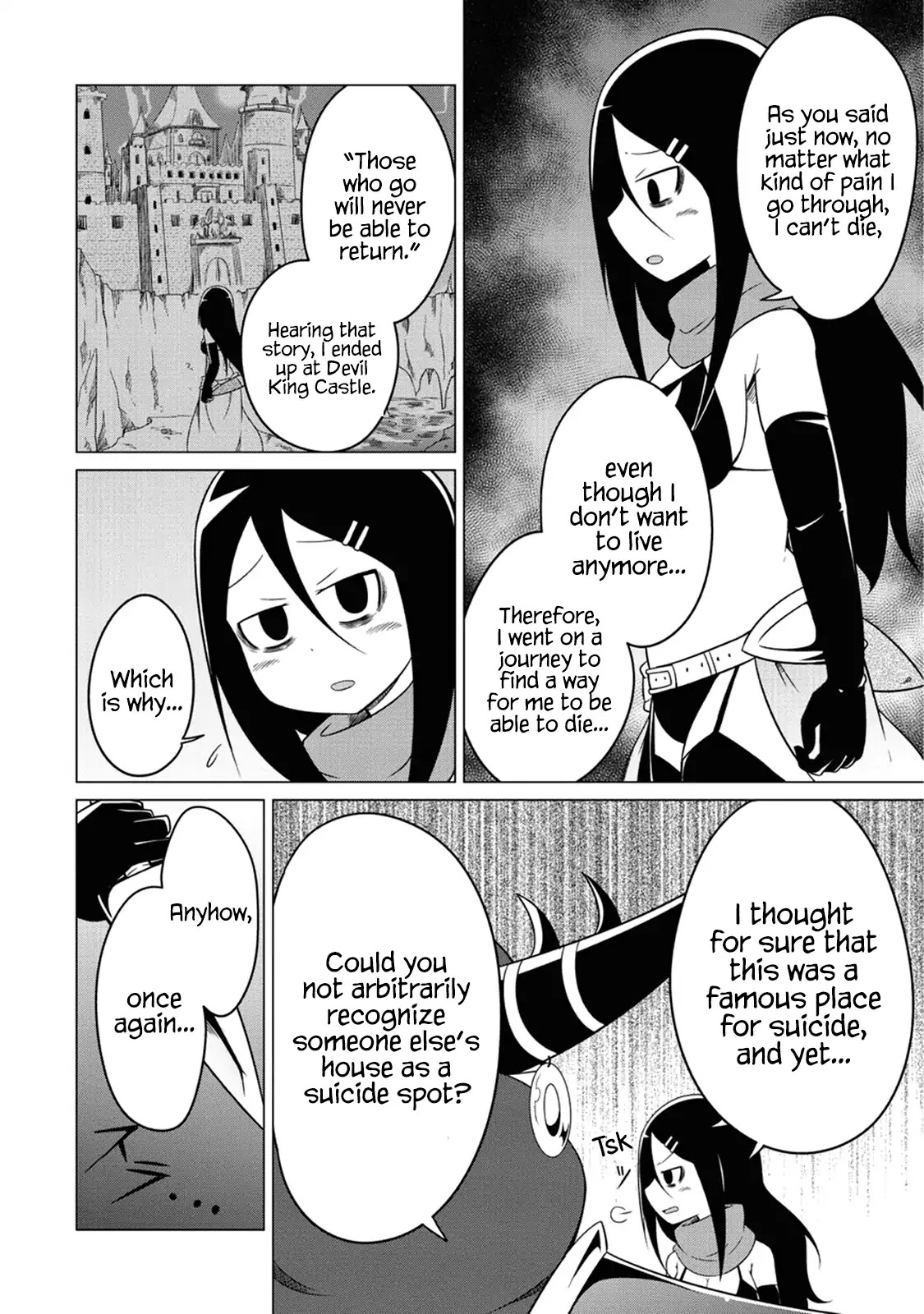 The Devil is Troubled by the Suicidal Heroine chapter 1 page 14