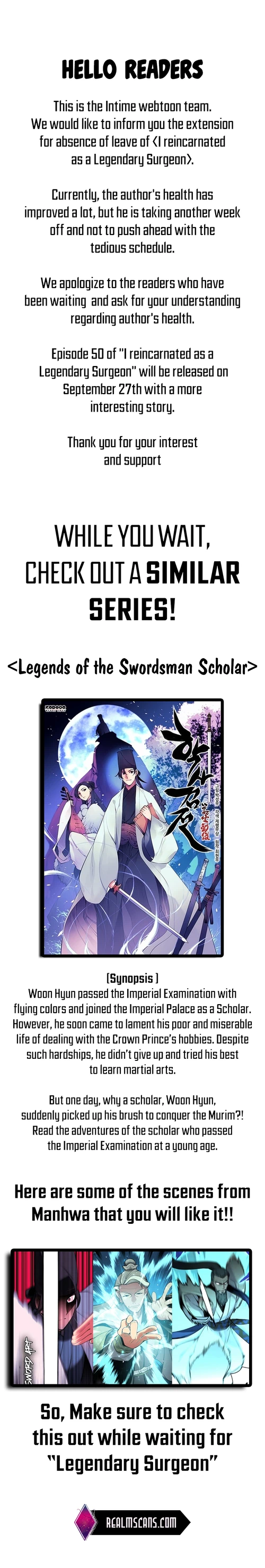 The Divine Surgeon chapter 49.5 page 1