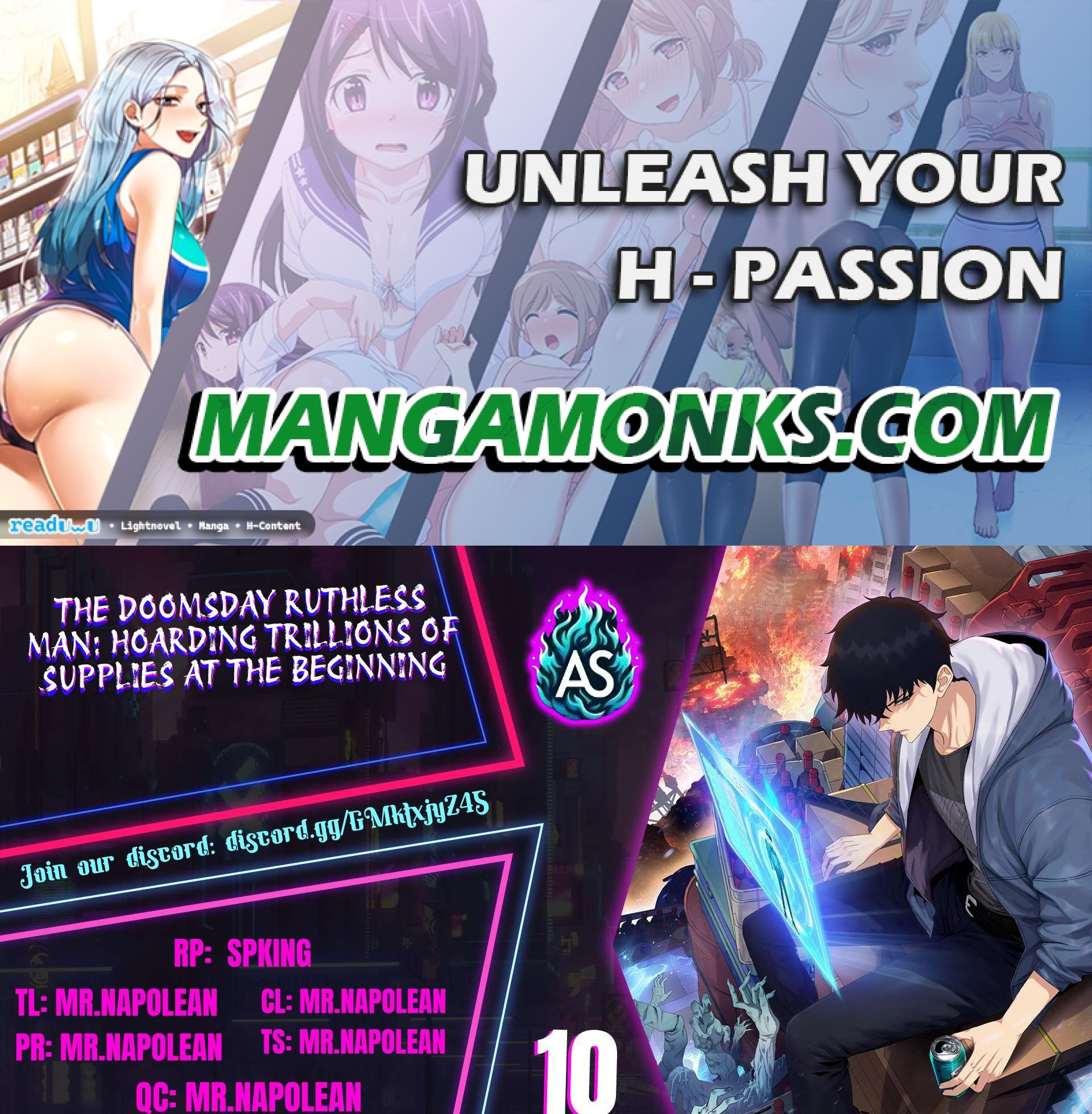 The Doomsday Ruthless Man: Hoarding Trillions of Supplies at the Beginning chapter 10 page 1