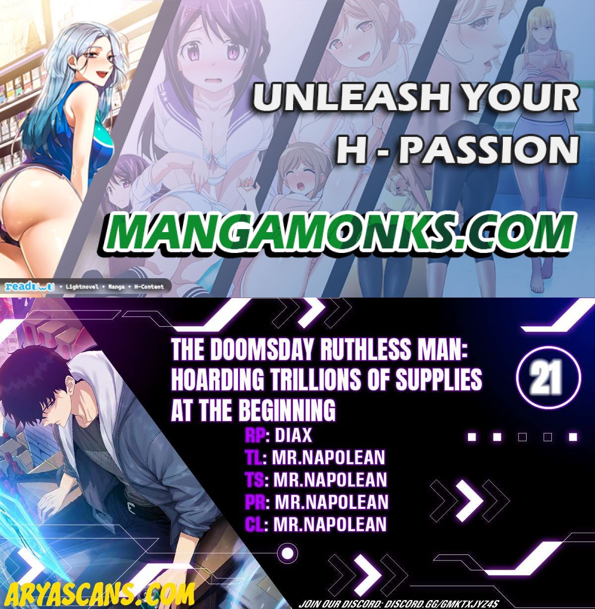 The Doomsday Ruthless Man: Hoarding Trillions of Supplies at the Beginning chapter 21 page 1