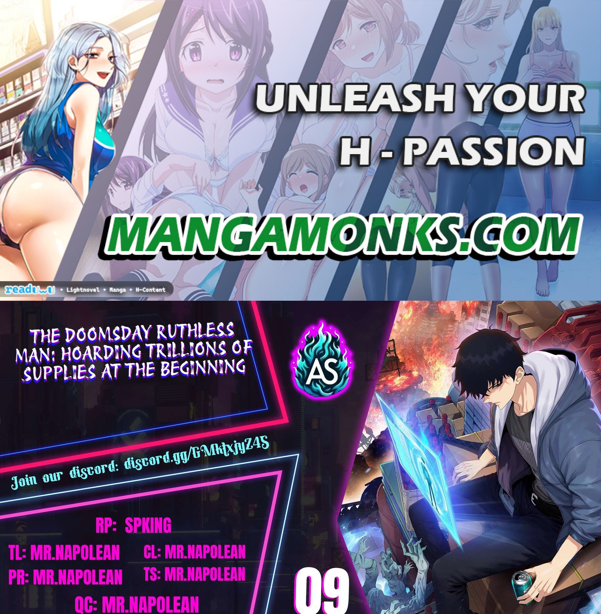 The Doomsday Ruthless Man: Hoarding Trillions of Supplies at the Beginning chapter 9 page 1