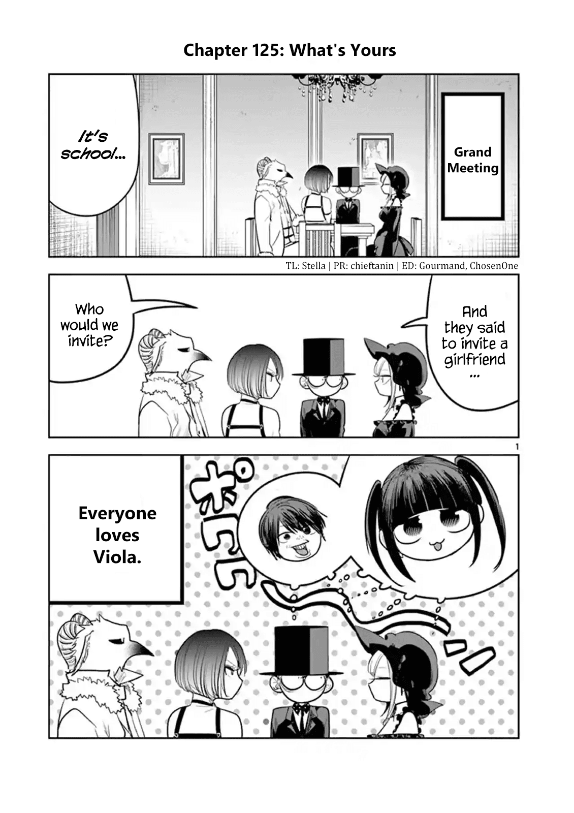 The Duke of Death and his Black Maid chapter 125 page 1