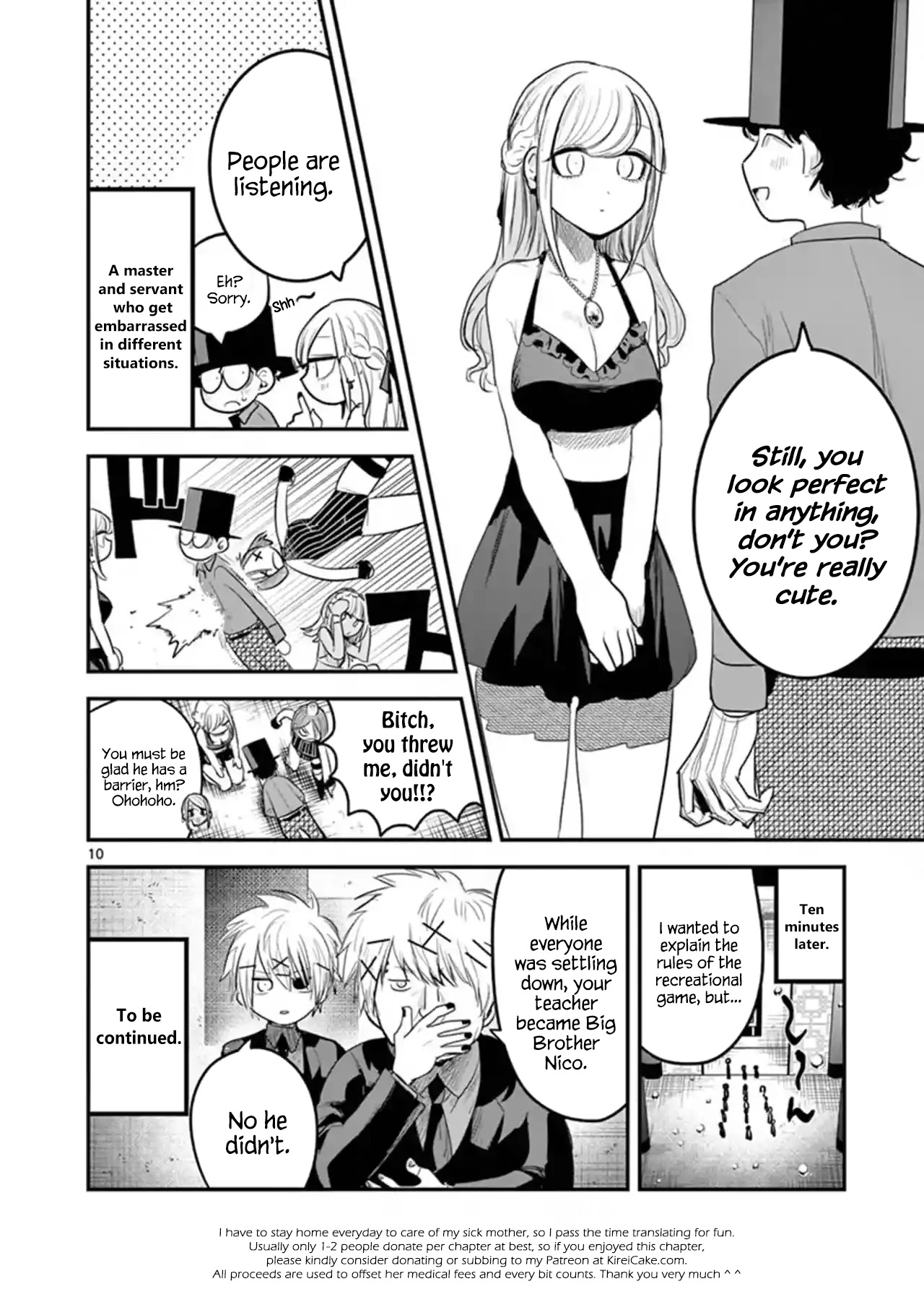 The Duke of Death and his Black Maid chapter 143 page 10