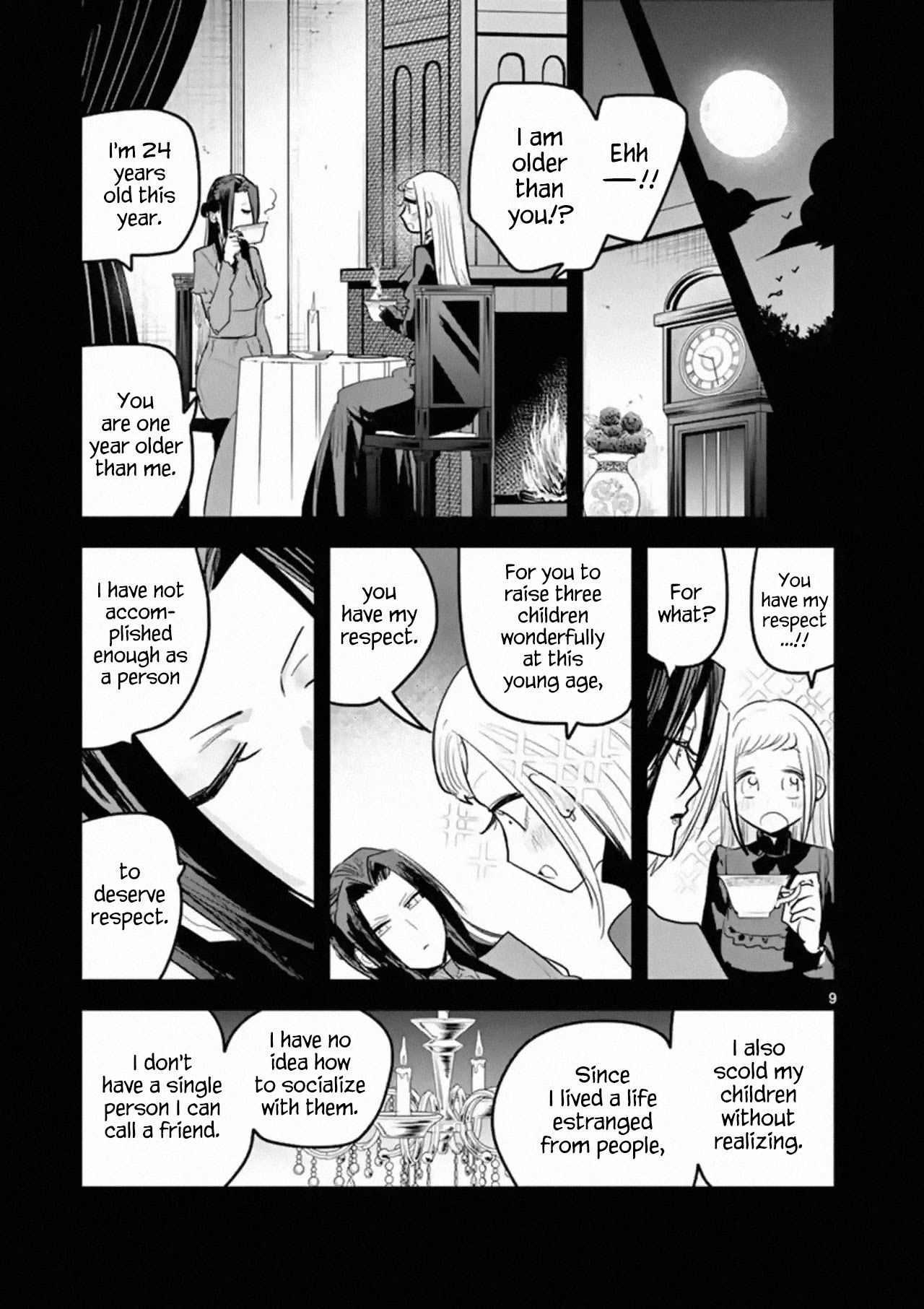 The Duke of Death and his Black Maid chapter 158 page 9
