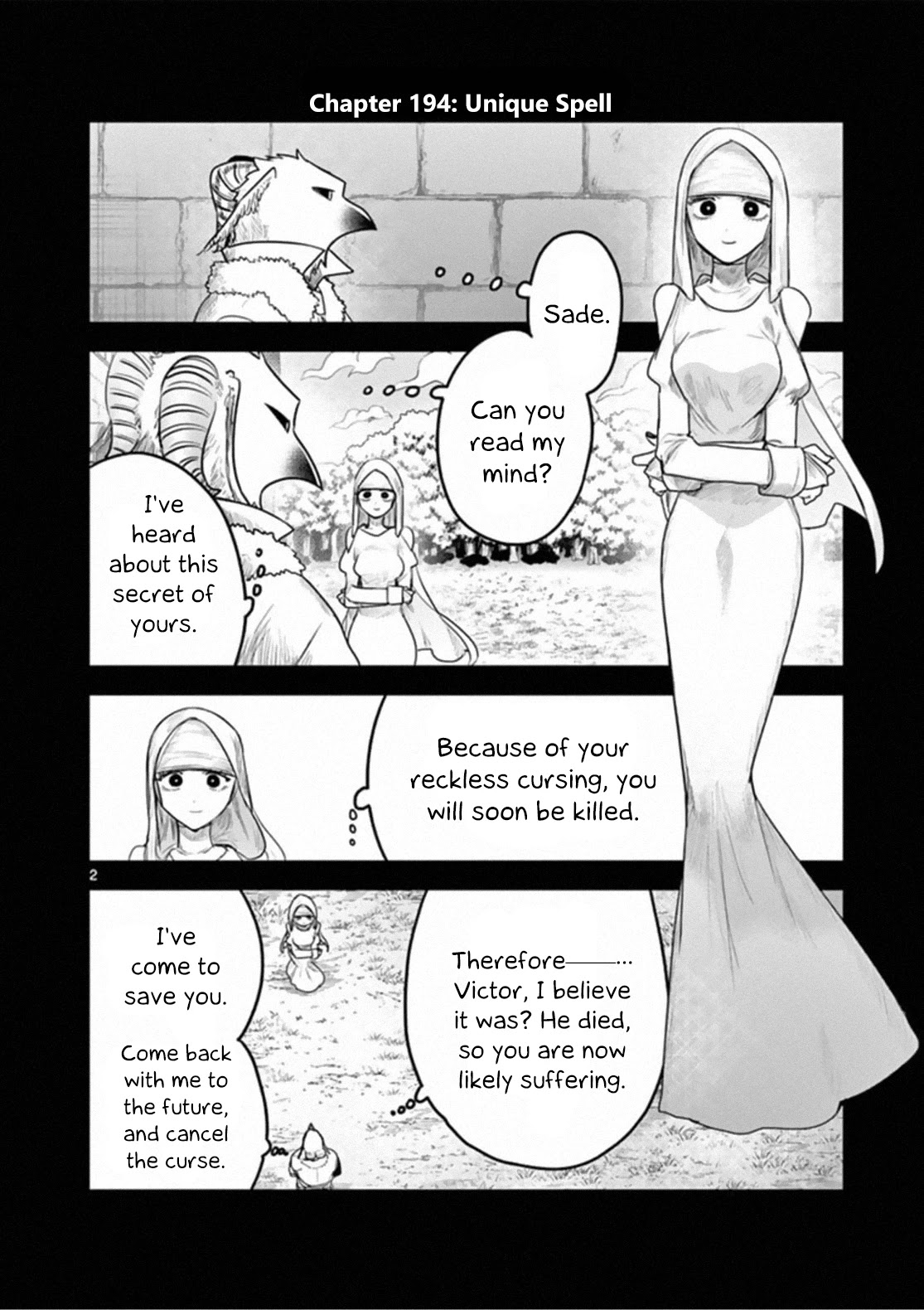 The Duke of Death and his Black Maid chapter 194 page 2