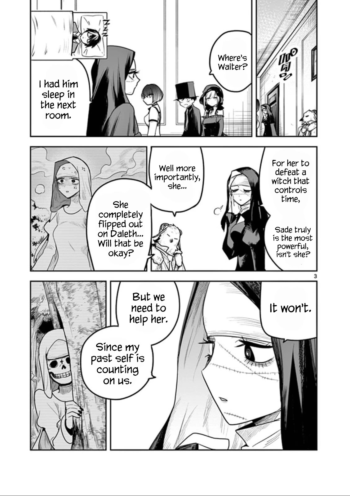 The Duke of Death and his Black Maid chapter 201 page 3