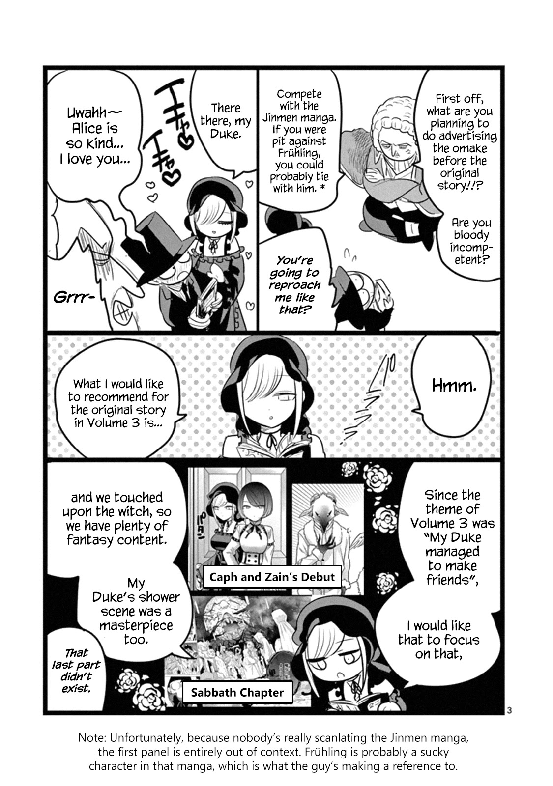 The Duke of Death and his Black Maid chapter 49.1 page 3