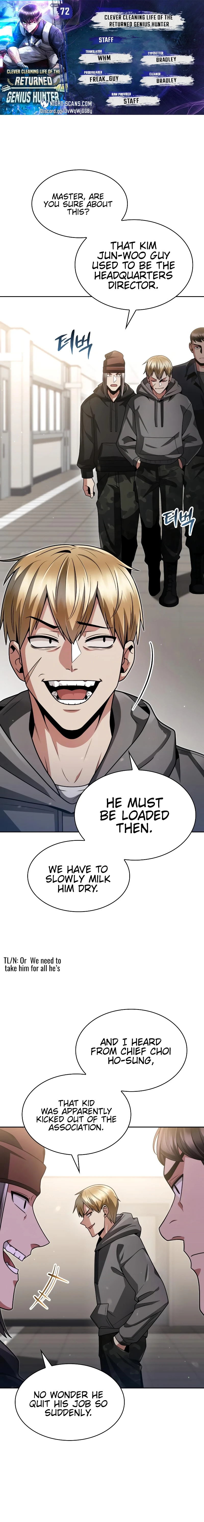 The Dungeon Cleaning Life of a Once Genius Hunter chapter 71 page 1