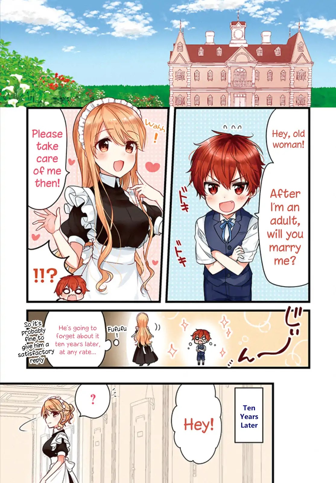 The Earnest Egocentric Duke And His Satisfactory Sisterly Maid chapter 1 page 2