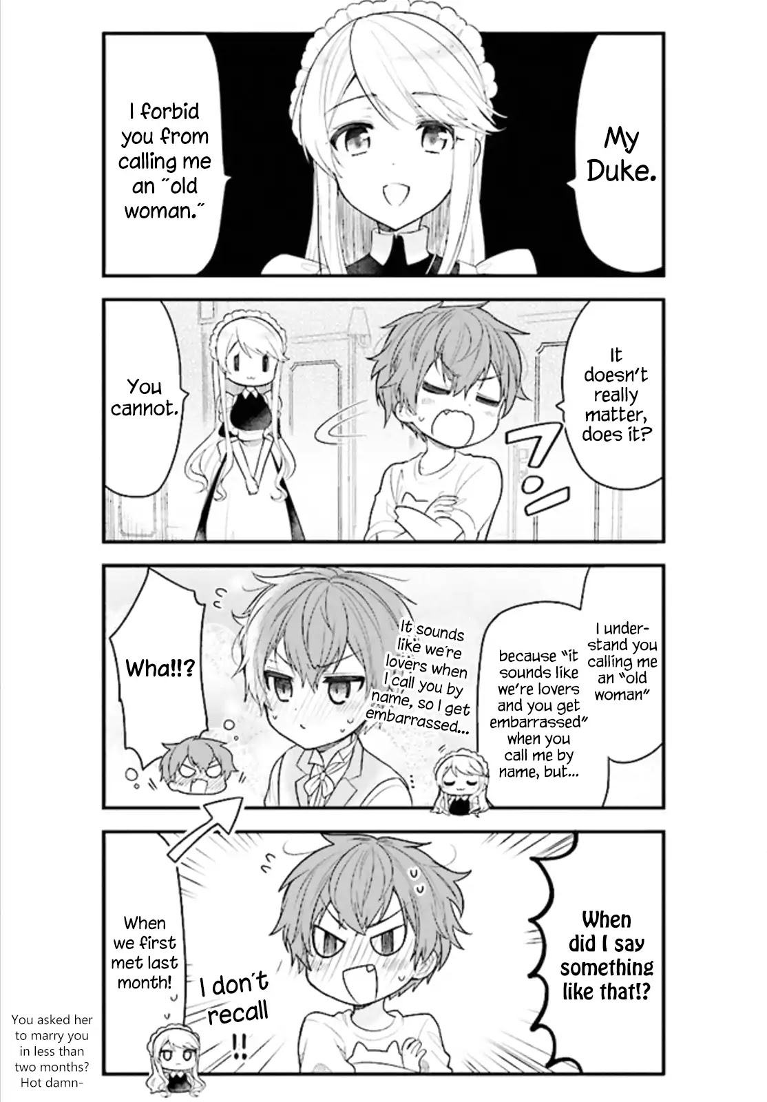 The Earnest Egocentric Duke And His Satisfactory Sisterly Maid chapter 1 page 6